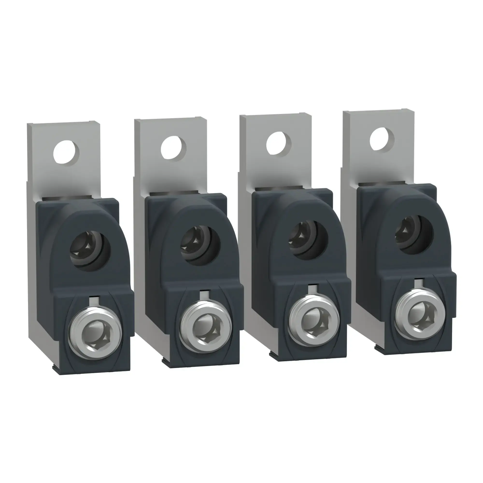 Schneider Electric TPSCON52 Aluminium-Kabelverbinder, TransferPacT, für 2 Kabel 50 bis 120 mm², Rahmen 250A, 4P, Satz mit 4 Stück (img_002)