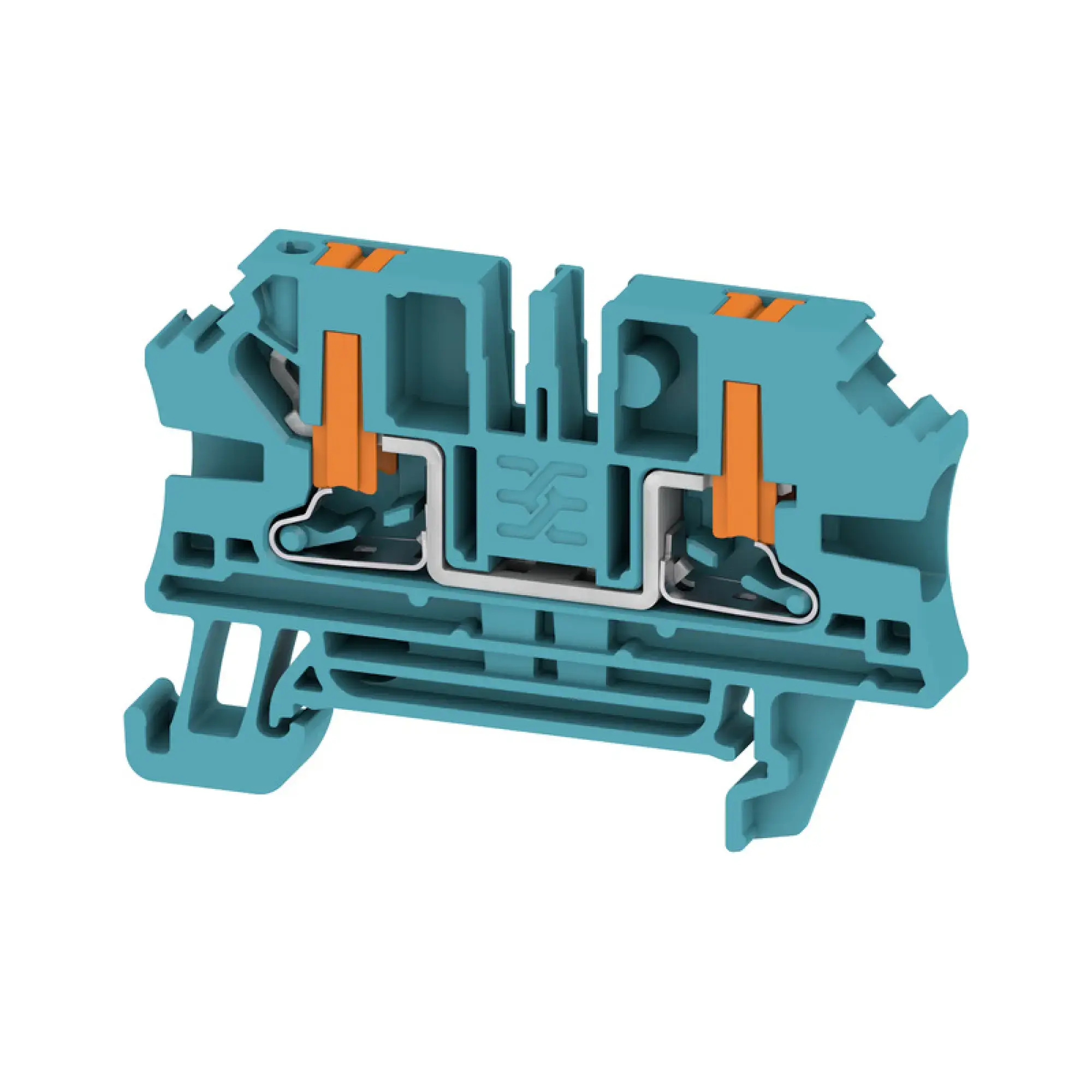 Weidmüller 2871870000 Feed-through terminal block, PUSH IN, blue, 4 mm², 32 A, 1000 V, Number of connections: 2 (img_001)