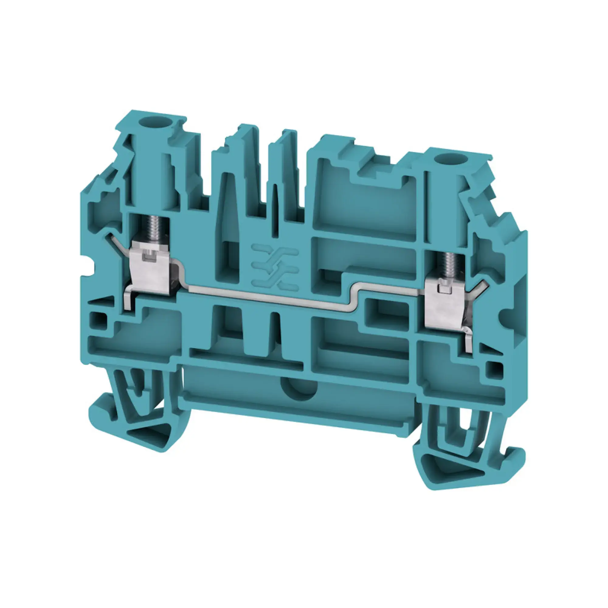 Weidmüller 2892660000 Feed-through terminal block, Screw connection, blue, 4 mm², 32 A, 800 V, Number of connections: 2 (img_001)