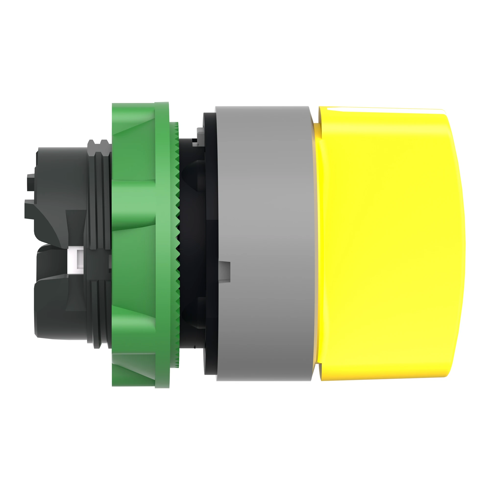 Schneider Electric ZB5AD504C0 Selector Switch, Front Element, Harmony XB5, Plastic, 22mm, Light Grey, Red, 3 Positions, Center Retained (img_005)