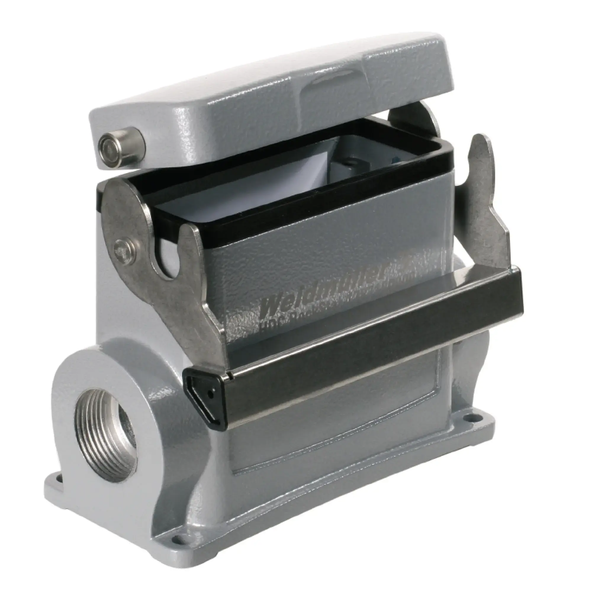 Weidmüller 1787180000 Housing (industry plug-in connectors), Base housing, End-locking clamp, lower side, Size: 6, IP65 (in plugged condition) (img_001)