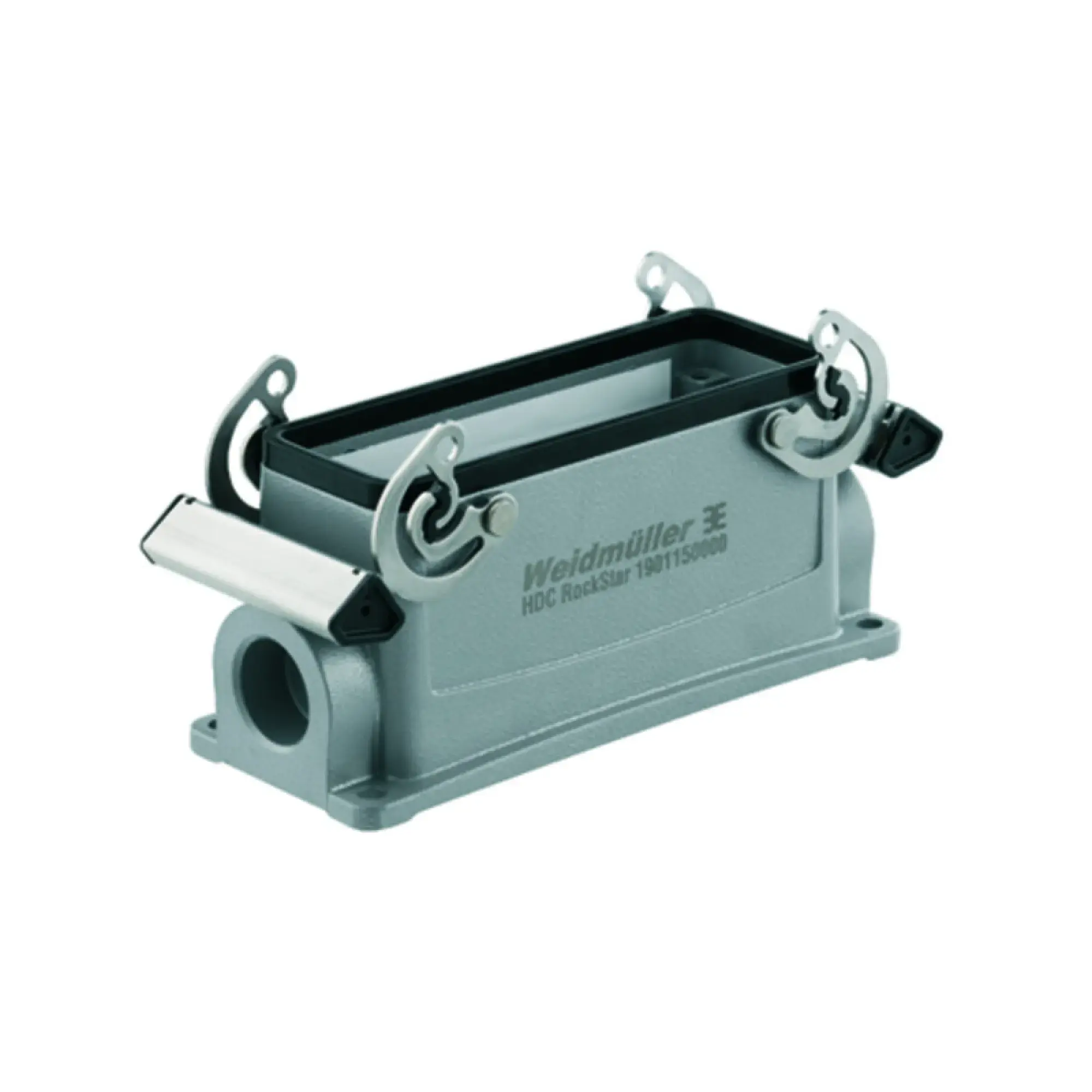 Weidmüller 1661520000 Housing (industry plug-in connectors), Base housing, Side-locking clamp on lower side, Size: 8, IP65 (in plugged condition) (img_001)