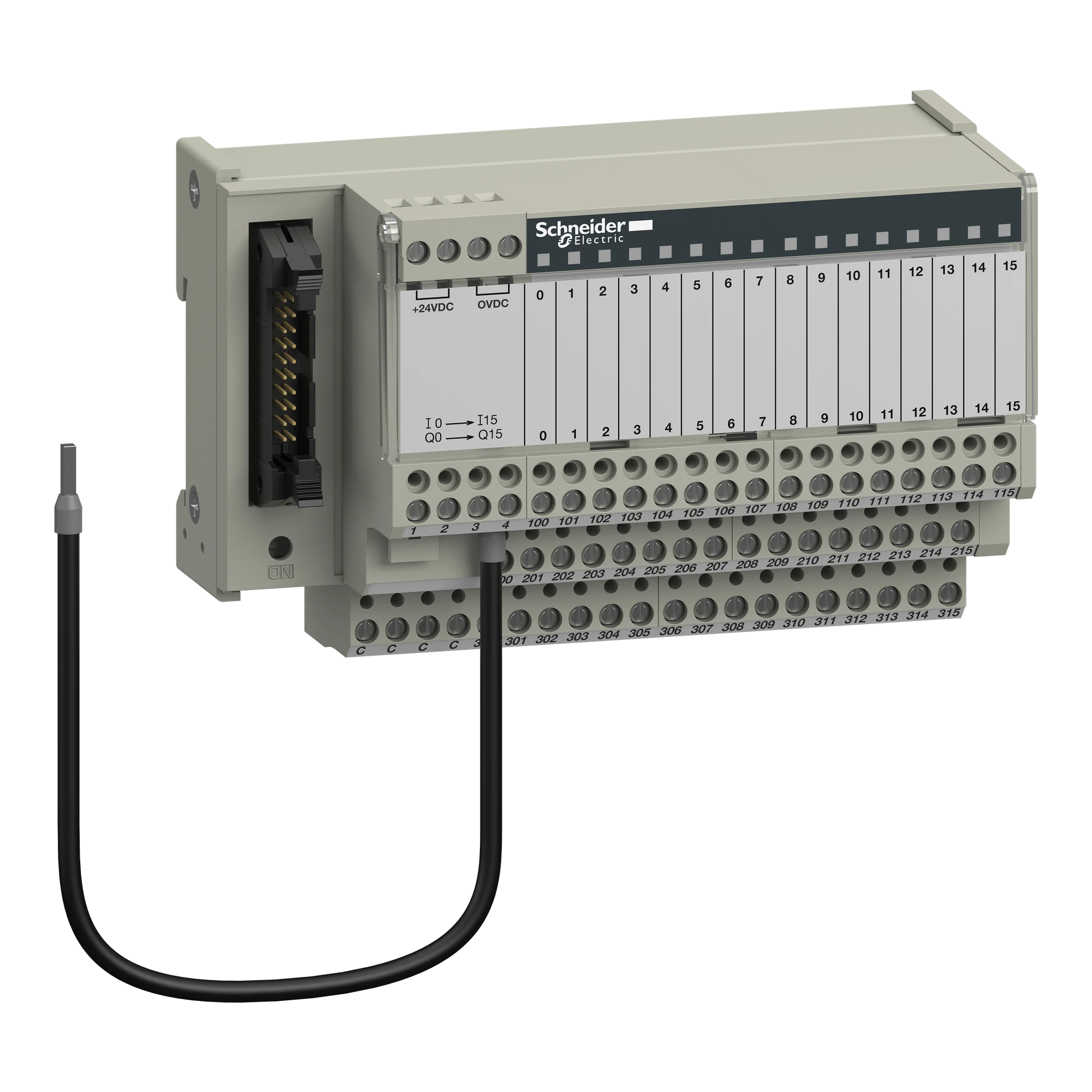 Schneider Electric ABE7H16R31 Passive terminal block ABE7, 16 inputs or outputs, LED (img_001)