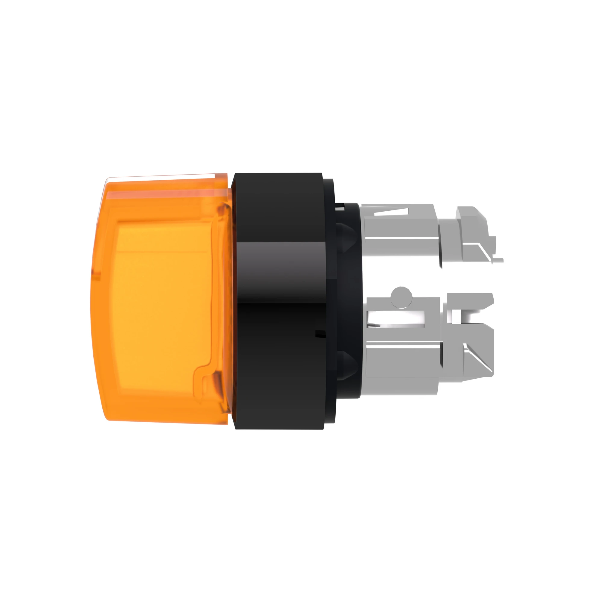 Schneider Electric ZB4BK18537 Illuminated Selector Switch, Front Element, Harmony XB4, Metal Black, 22mm, Orange, for Universal LED, 3 Positions, Momentary Right (img_006)