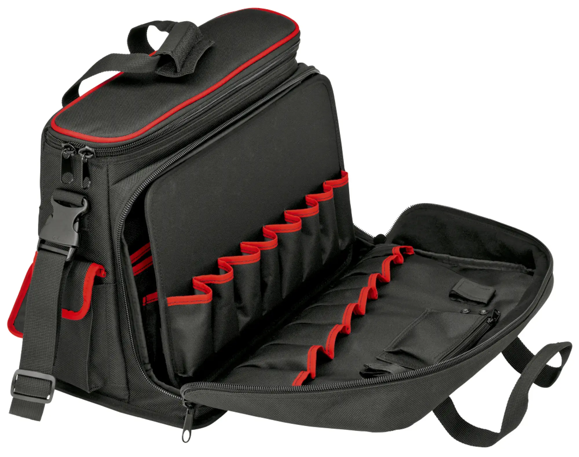 Knipex 00 21 10 LE Borsa portautensili "Service" senza utensili 320 mm (img_001)