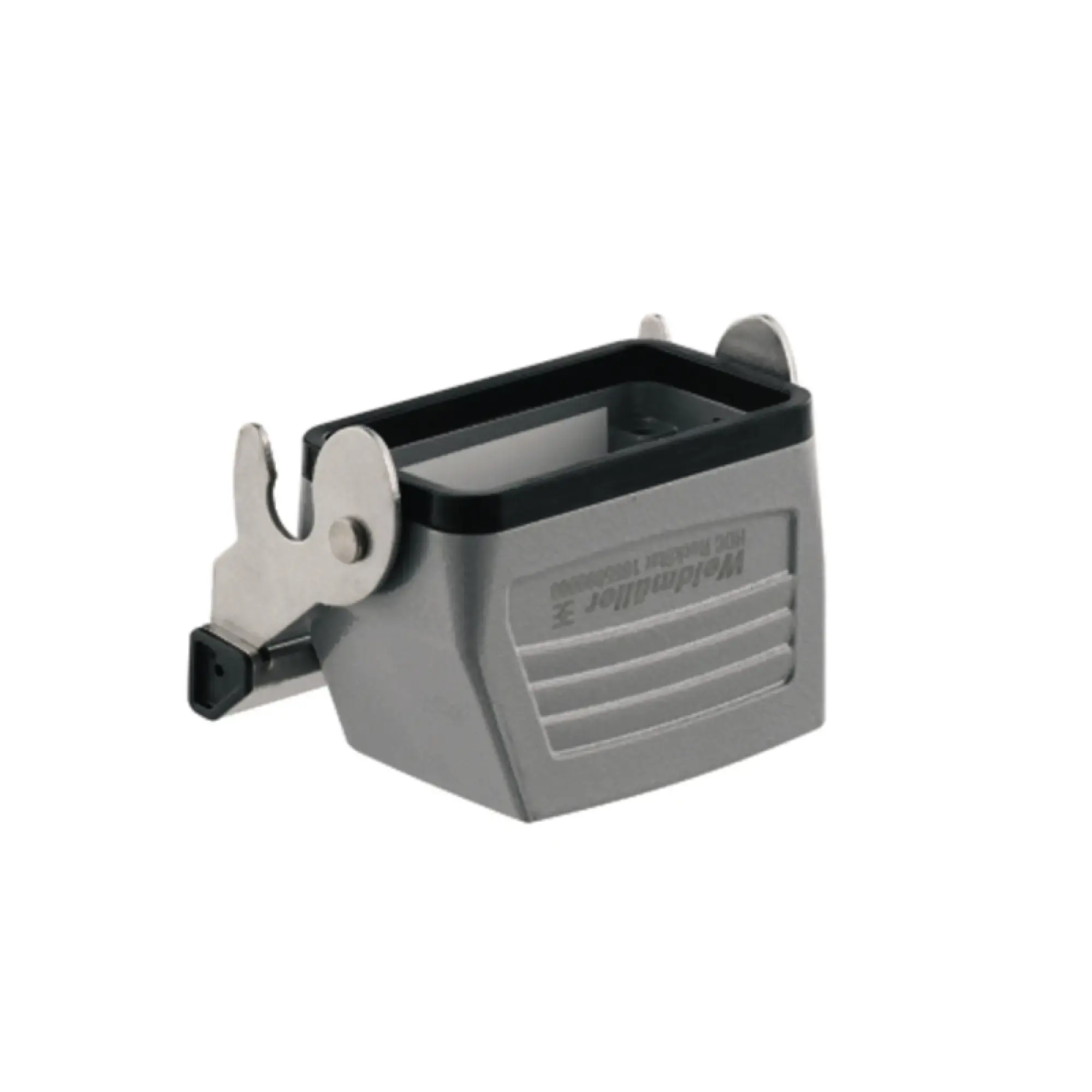 Weidmüller 1655890000 Housing (industry plug-in connectors), Coupling housing, End-locking clamp, lower side, Size: 4, IP65 (in plugged condition) (img_001)