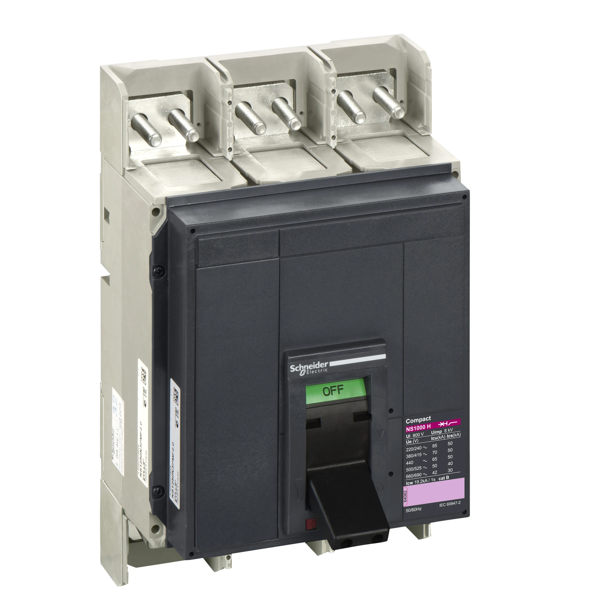 Schneider Electric 33241 Compact NS1000H, 3 P, 1000A, max. switching capacity 70kA (img_001) Schneider Electric 33241 Compact NS1000H, 3 P, 1000A, max. switching capacity 70kA (img_001)