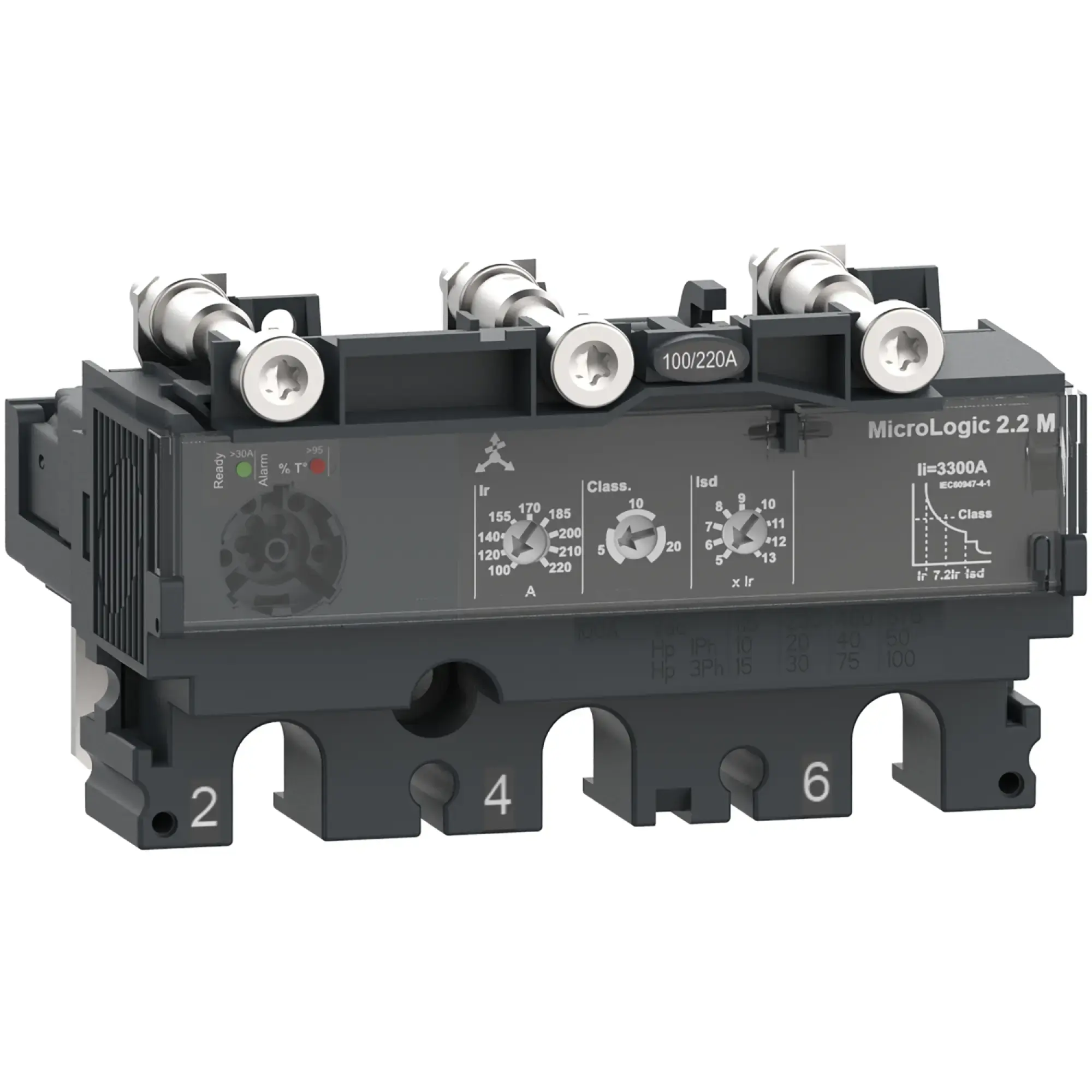 Schneider Electric C1632M150 Electronic trip unit MicroLogic 2.2M Motor protection 150A 3P3D for Compact NSX160-250 circuit breaker (img_002)