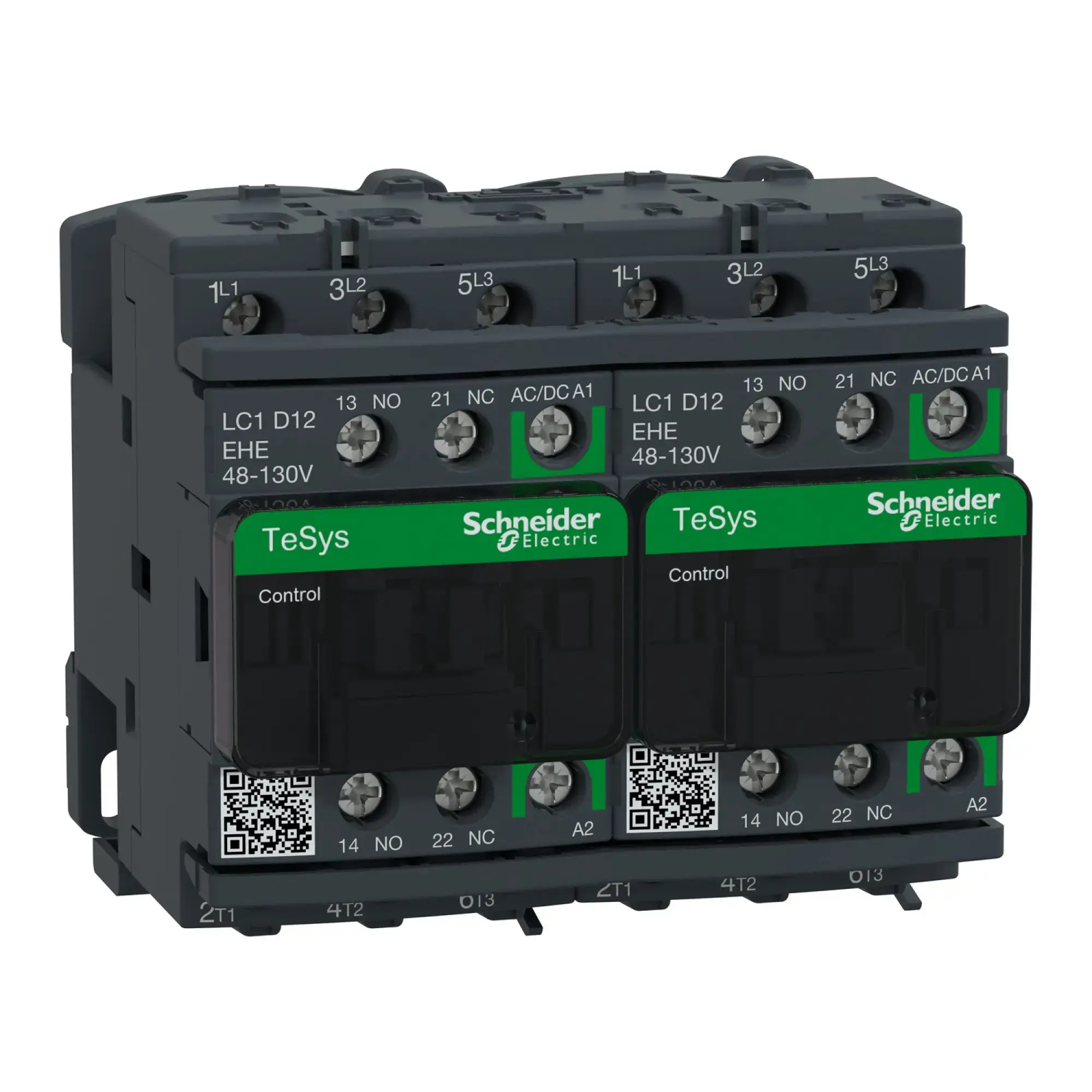 Schneider Electric LC2D12EHE Reversing contactor combination, 3p+1NO+1NC, 5.5kW/400V/AC3, 12A, coil 48 - 130V AC/DC (img_002)