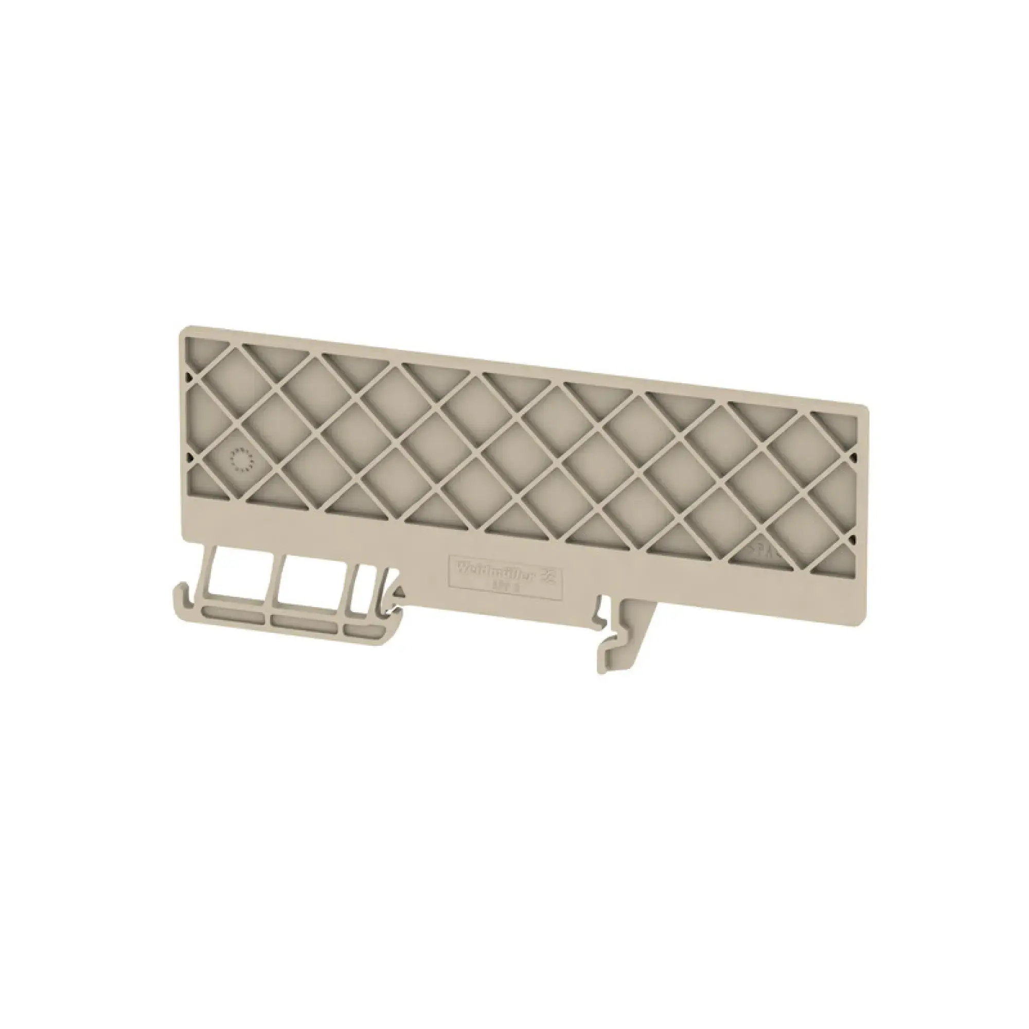 Weidmüller 2489100000 Partition plate (terminal), dark beige, Height: 104.2 mm, Width: 2.5 mm, V-0, Wemid (img_001)