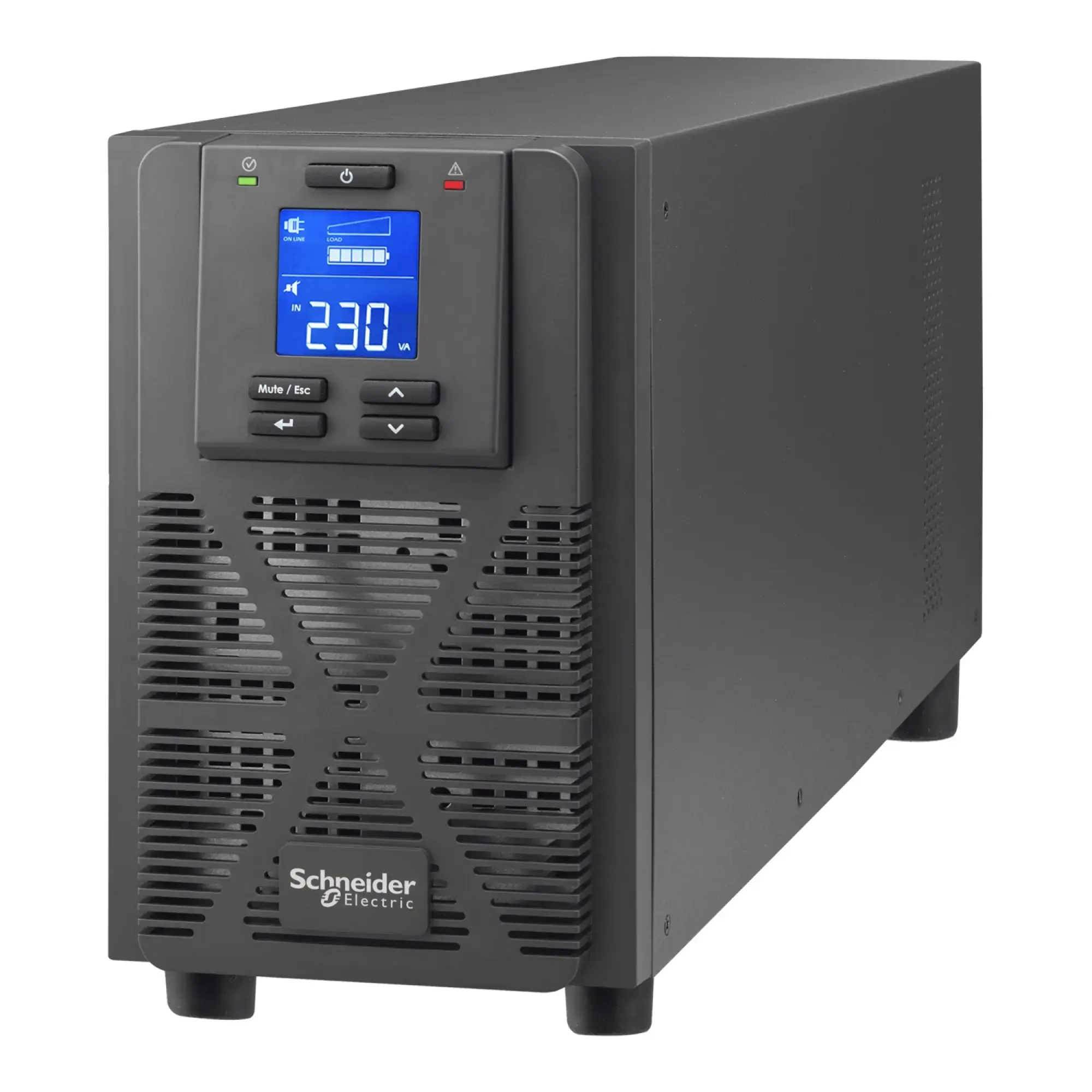 Schneider Electric SRVSPM3KIL Easy UPS 1PH On-Line, 3kVA/2,k4W, Tower, 230V, 6x IEC C13 + 1x IEC C19 Ausgänge, Kartensteckplatz, LCD, verlängerte Laufzeit, ohne Batterie (img_001) Schneider Electric SRVSPM3KIL Easy UPS 1PH On-Line, 3kVA/2,k4W, Tower, 230V, 6x IEC C13 + 1x IEC C19 Ausgänge, Kartensteckplatz, LCD, verlängerte Laufzeit, ohne Batterie (img_001)