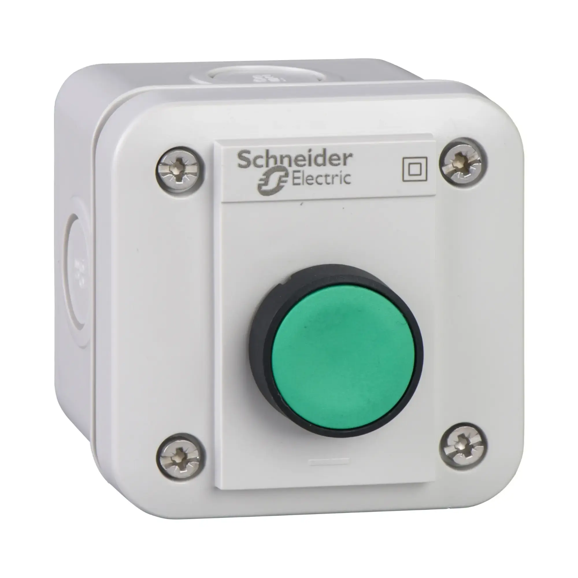 Schneider Electric XALE1021 Surface-mounted housing, Harmony XALE, plastic, light grey, 1 push-button, green, latching, 22mm, 1NC (img_002) Schneider Electric XALE1021 Surface-mounted housing, Harmony XALE, plastic, light grey, 1 push-button, green, latching, 22mm, 1NC (img_002)