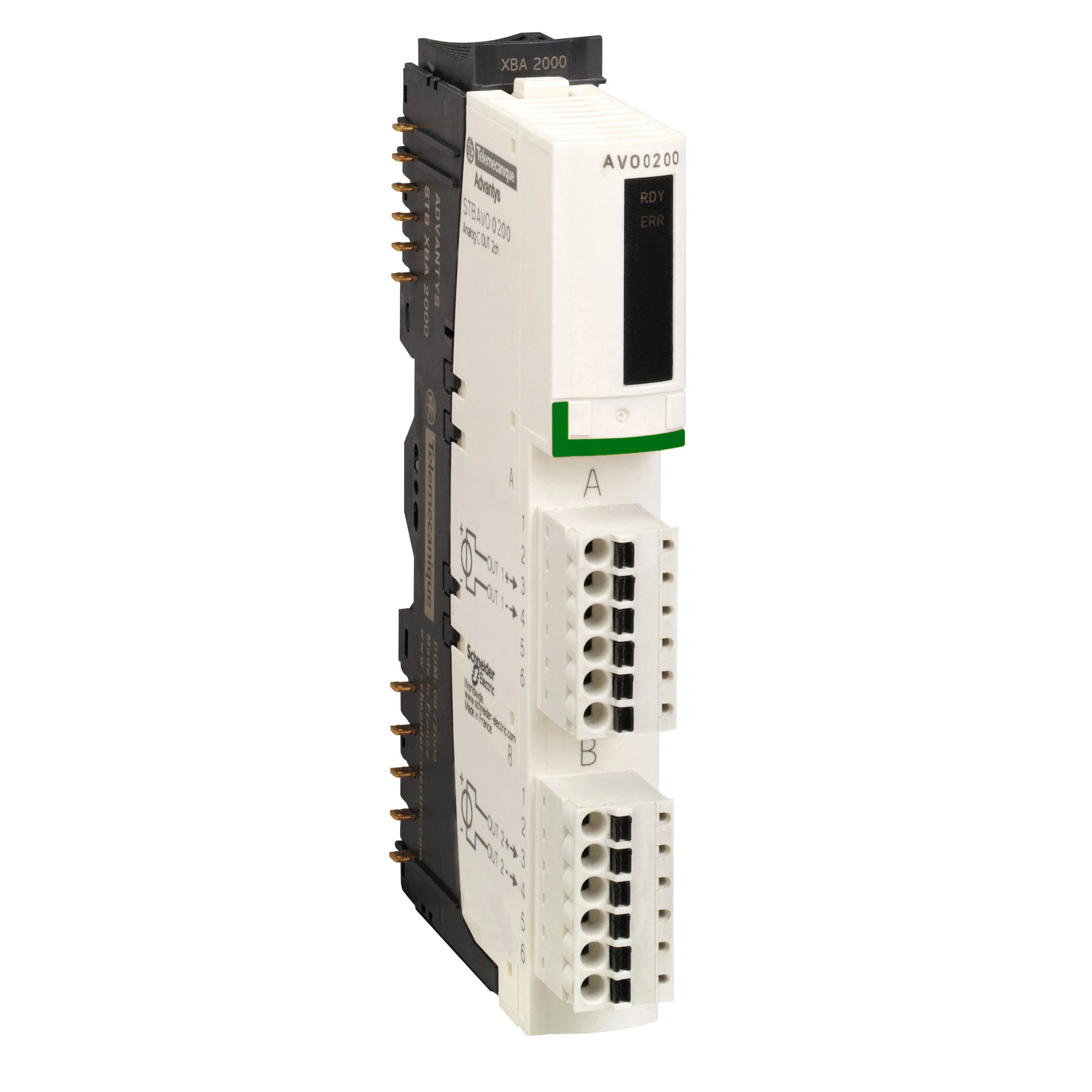 Schneider Electric STBAVO0200K Kit analog output module Standard STB, +/- 10 V, 2A, 15 Bit+Sign (img_001)