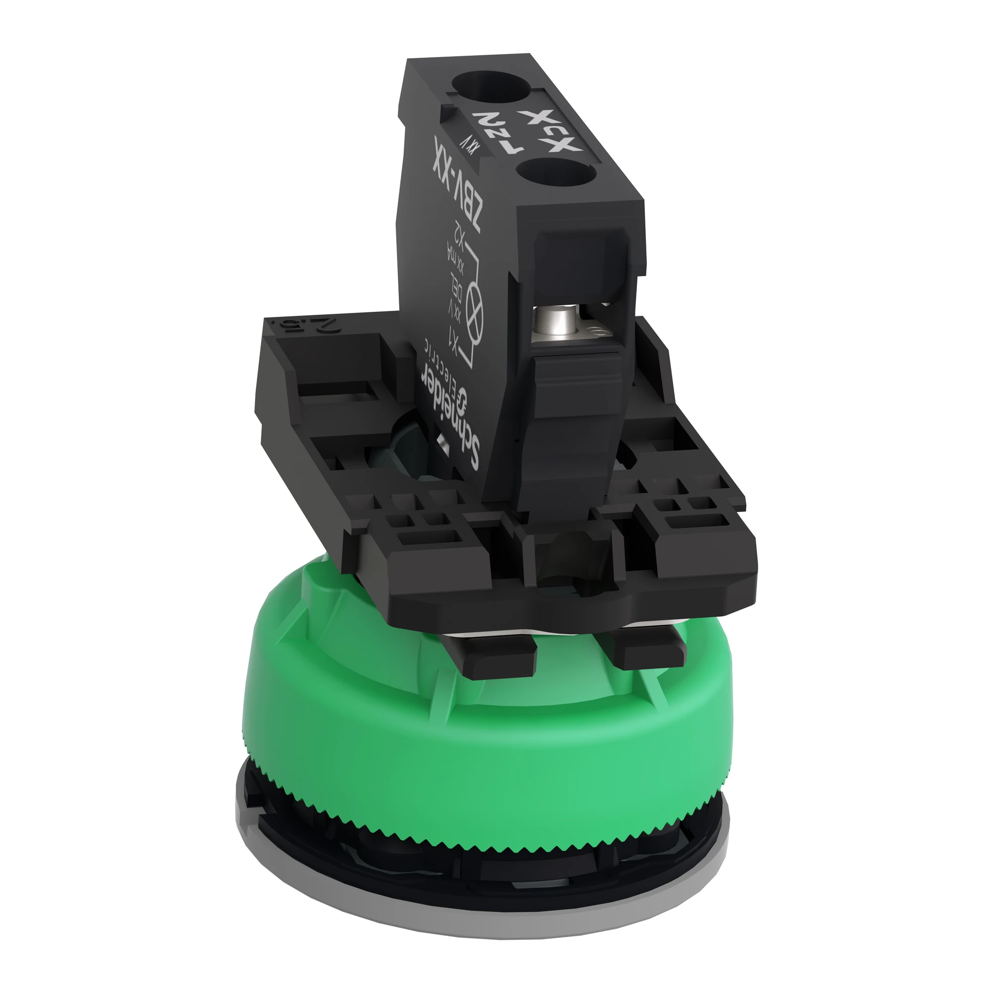 Schneider Electric XB5FVG3C0 Pilot light, Harmony XB5F, plastic, antimicrobial, green, 30mm, universal LED, smooth dome, 110-120V AC (img_008) Schneider Electric XB5FVG3C0 Pilot light, Harmony XB5F, plastic, antimicrobial, green, 30mm, universal LED, smooth dome, 110-120V AC (img_008)