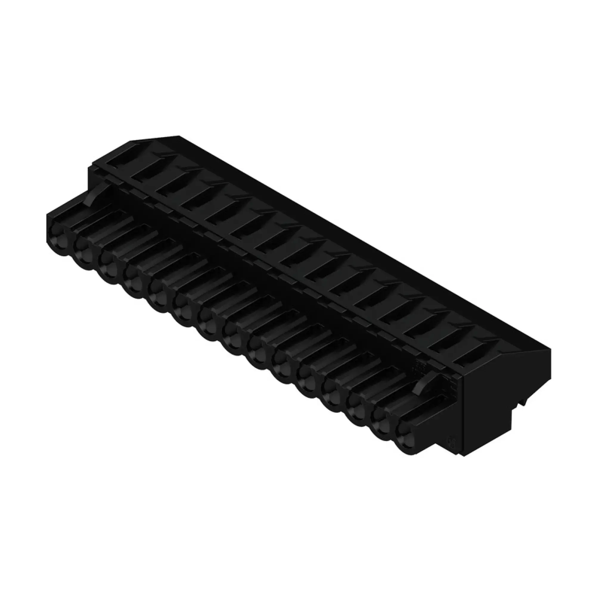 Weidmüller 1958970000 PCB connector (wire connection), 320 V, 23 A, Pitch in mm: 5.00, 4 mm², Number of poles: 15, Clamping yoke connection, Box (img_001)