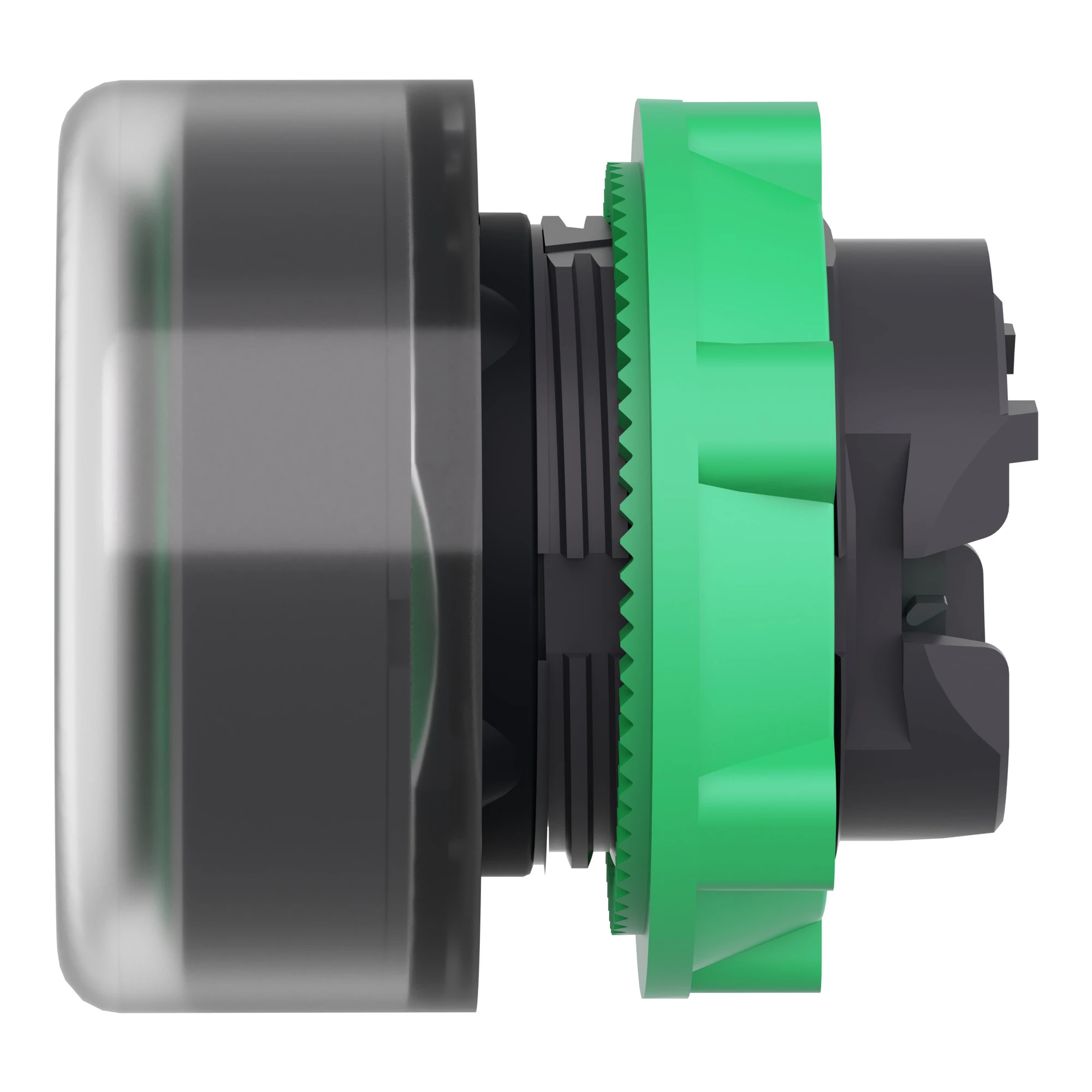 Schneider Electric ZB5AW533 Illuminated push-button, front element, Harmony XB5, plastic, 22mm, green, for universal LED, with protective cap (img_005)