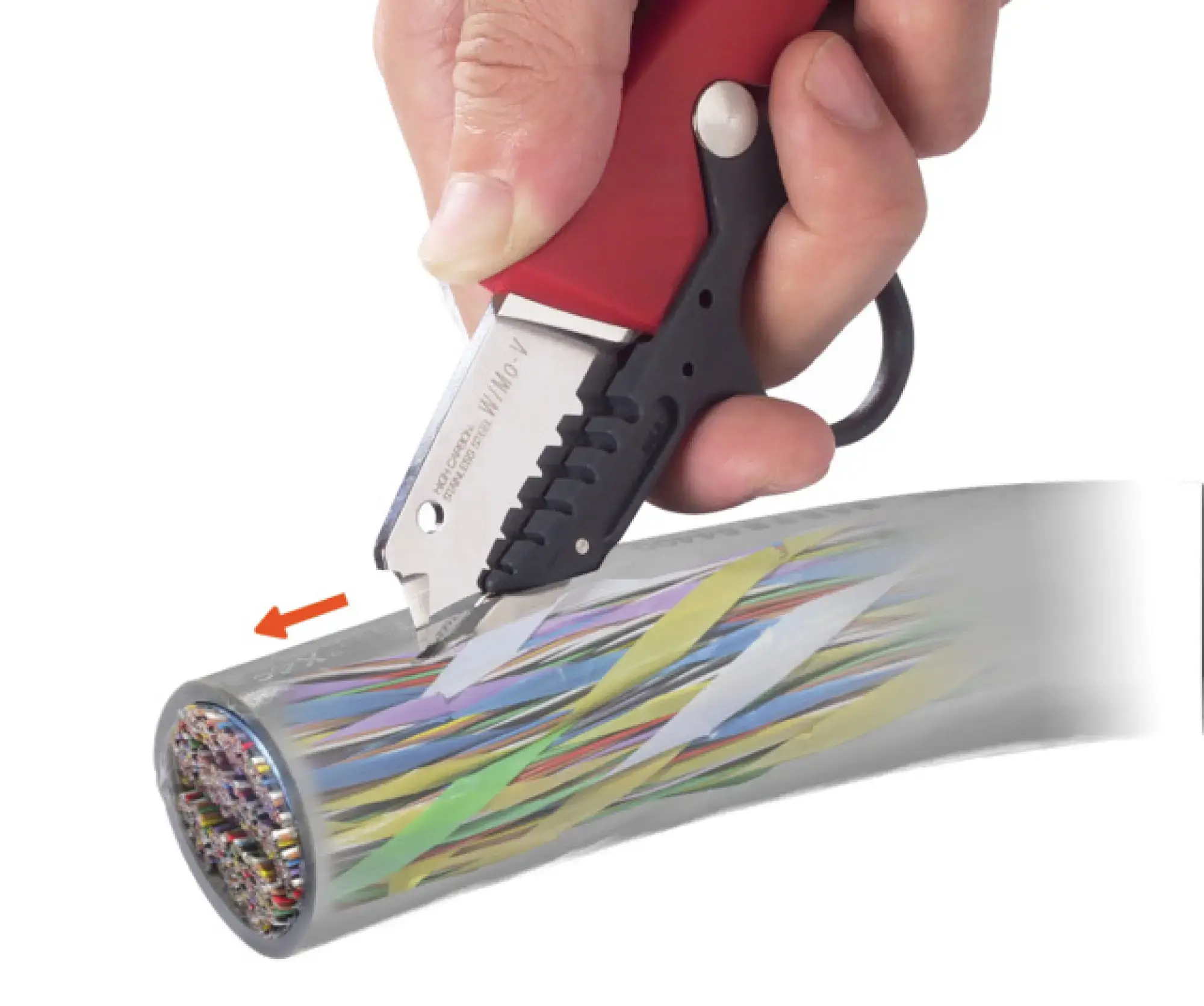 Cimco 120218 Cable knife and scissors assortment, 2-piece (img_005)