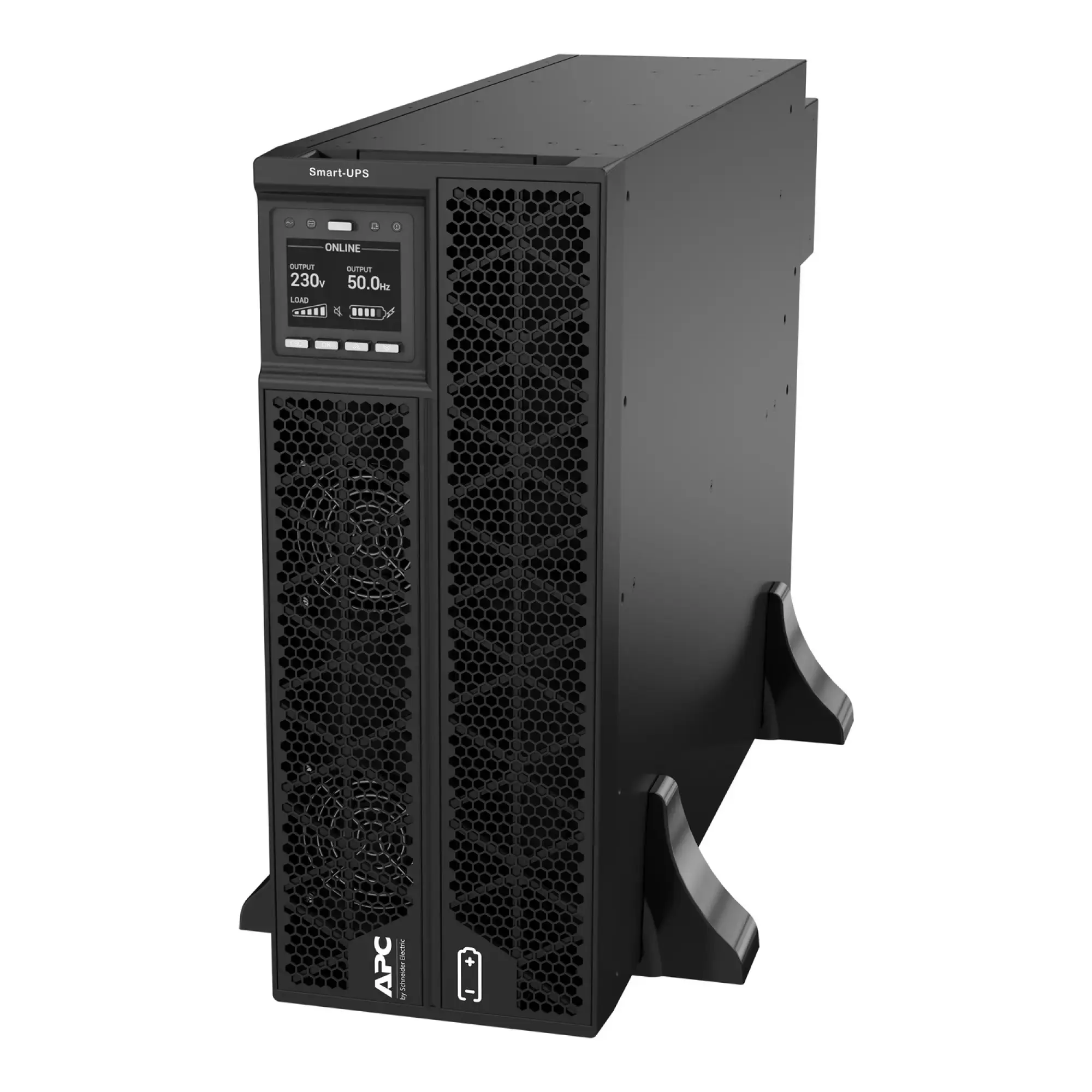 APC SRTG5KXLI Smart-UPS On-Line, 5kVA/5kW, Rack/Tower, 230V, 2x IEC C13+1x IEC C19+Festverdrahtung 3-adrig (1P+N+E) Ausg., Netzwerkkarte, ohne Rack-Einbausatz (img_007)