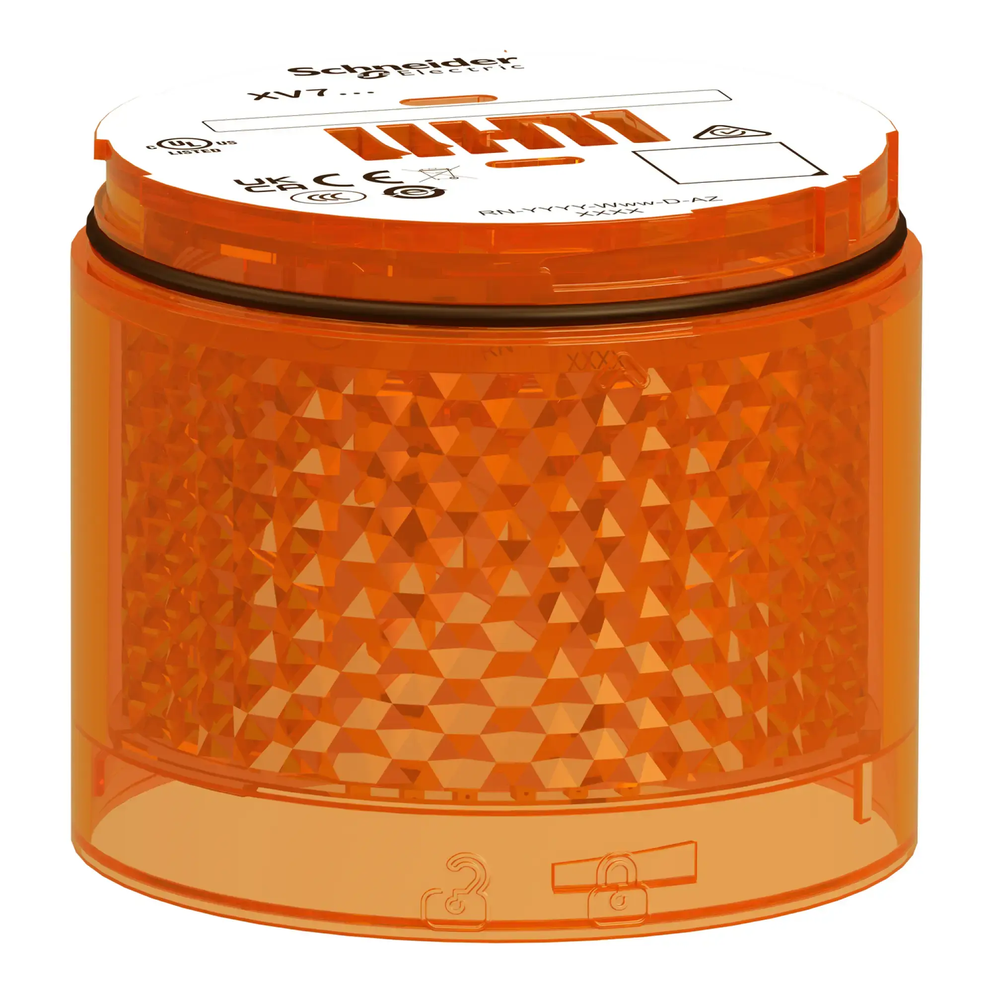 Schneider Electric XVB7C25 Leuchtelement, Harmony XVB7, modular, 70mm, orange, 24V ACDC, Dauerlicht, energieeffiziente LED (img_001) Schneider Electric XVB7C25 Leuchtelement, Harmony XVB7, modular, 70mm, orange, 24V ACDC, Dauerlicht, energieeffiziente LED (img_001)