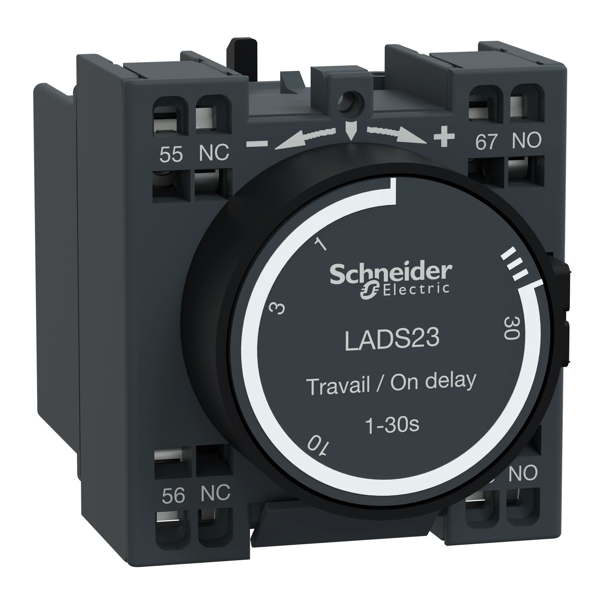 Schneider Electric LADS23 Time delay block, 1NO+1NC, 1.00-30.00s, spring-type terminal (img_001) Schneider Electric LADS23 Time delay block, 1NO+1NC, 1.00-30.00s, spring-type terminal (img_001)