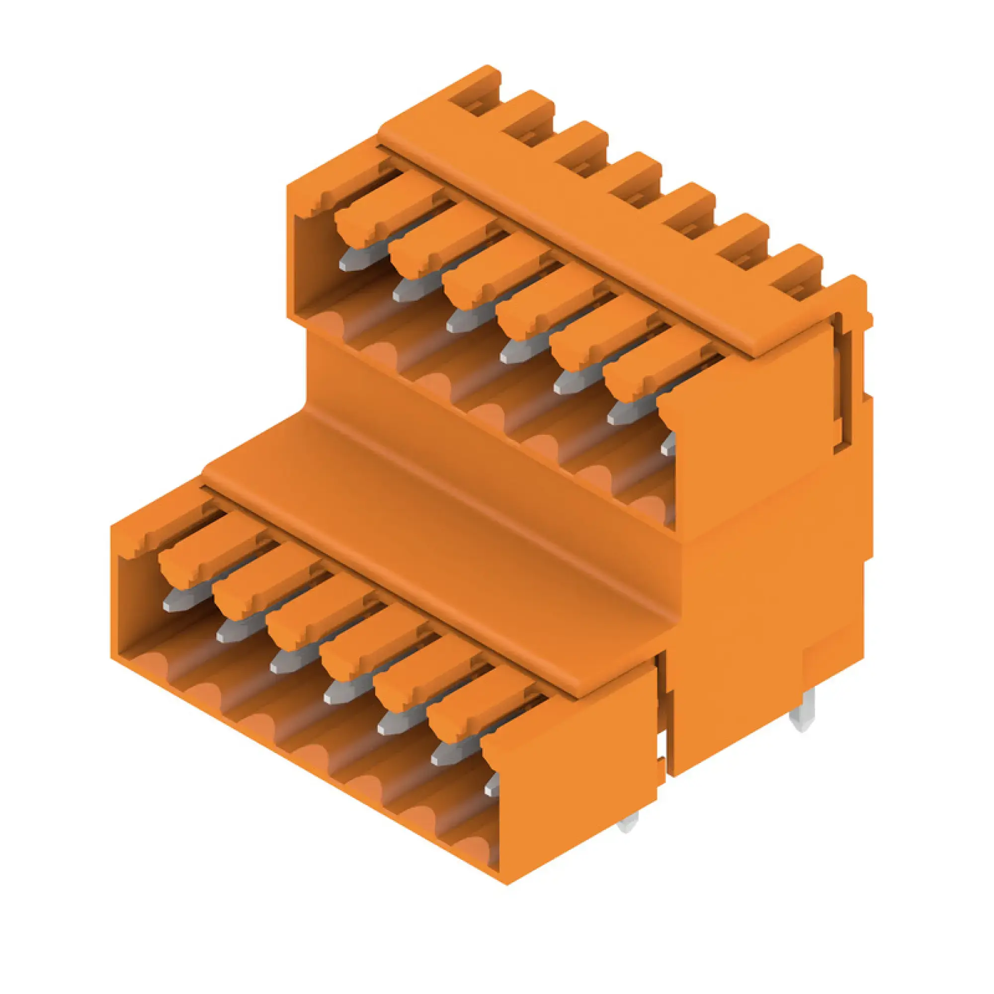 Weidmüller 1890610000 PCB connector (board connection), 160 V, 10.5 A, Pitch in mm: 3.50, Number of poles: 14, THT solder connection, Box (img_001)