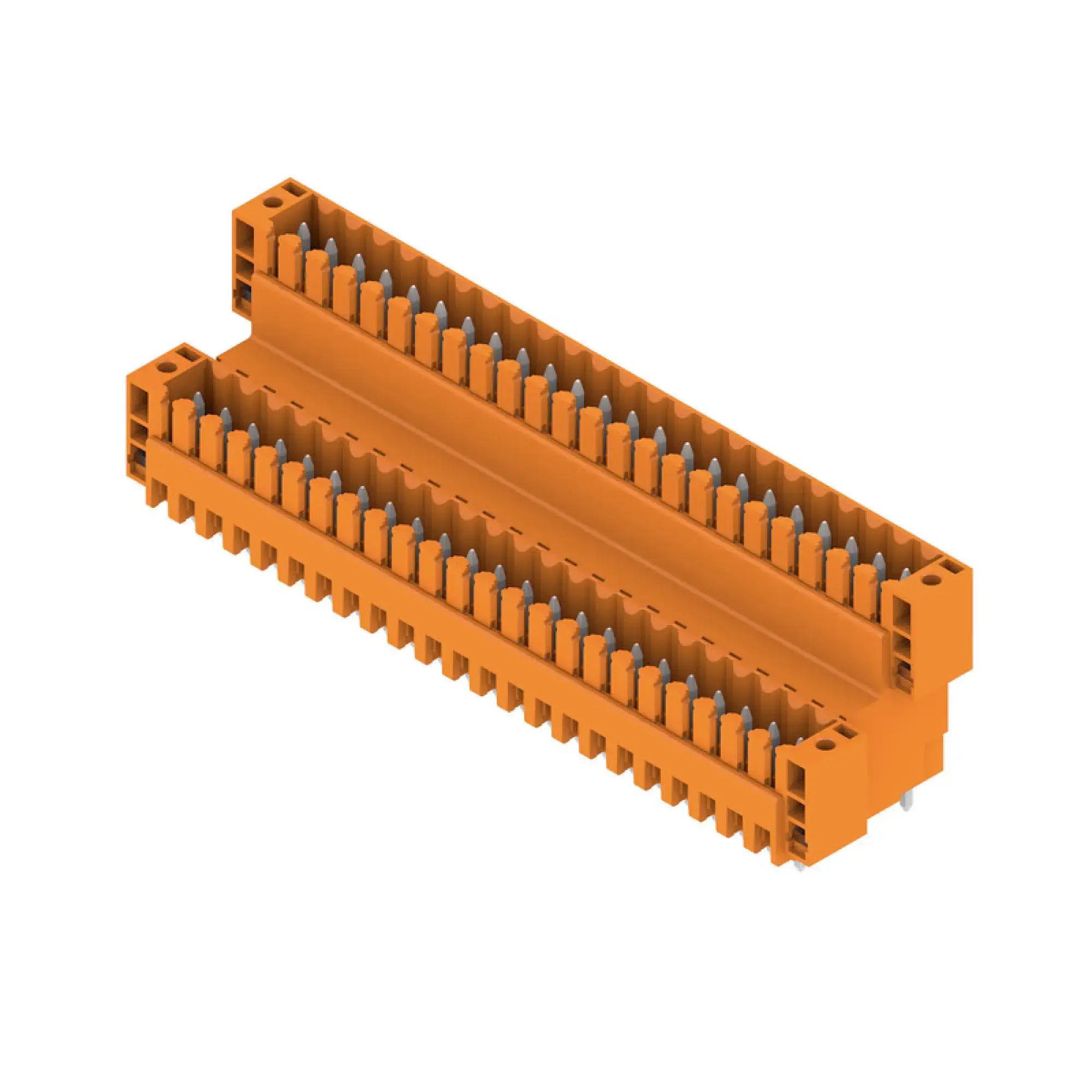 Weidmüller 1891160000 PCB connector (board connection), 160 V, 10.5 A, Pitch in mm: 3.50, Number of poles: 46, THT solder connection, Box (img_001) Weidmüller 1891160000 PCB connector (board connection), 160 V, 10.5 A, Pitch in mm: 3.50, Number of poles: 46, THT solder connection, Box (img_001)