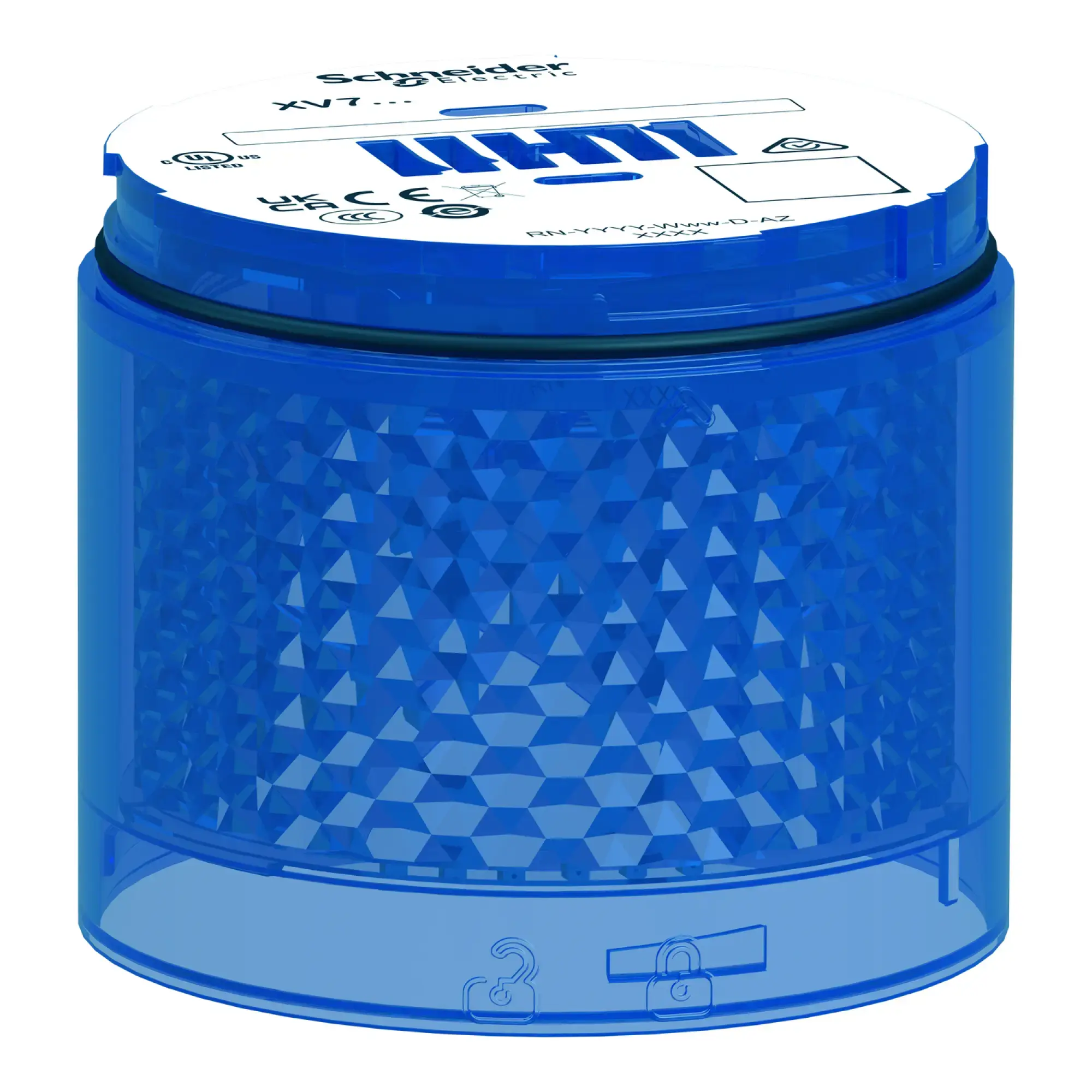 Schneider Electric XVB7C56 Leuchtelement, Harmony XVB7, modular, 70mm, blau, 24V ACDC, Blinklicht, energieeffiziente LED (img_001) Schneider Electric XVB7C56 Leuchtelement, Harmony XVB7, modular, 70mm, blau, 24V ACDC, Blinklicht, energieeffiziente LED (img_001)