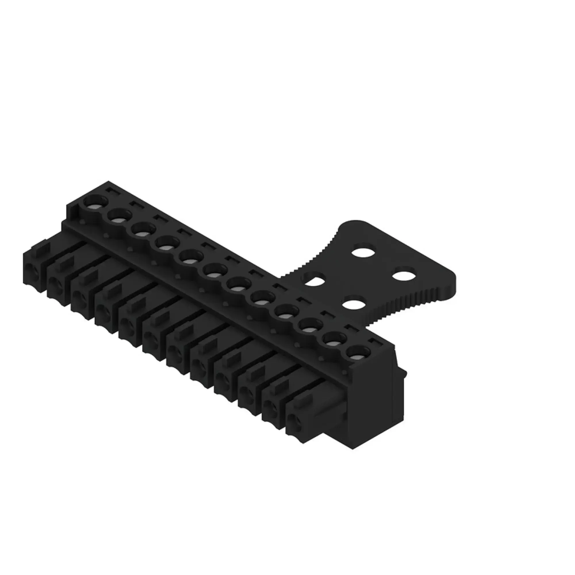 Weidmüller 1072030000 PCB connector (wire connection), 160 V, 17.5 A, Pitch in mm: 3.81, 1.5 mm², Number of poles: 12, Clamping yoke connection, Box (img_001)