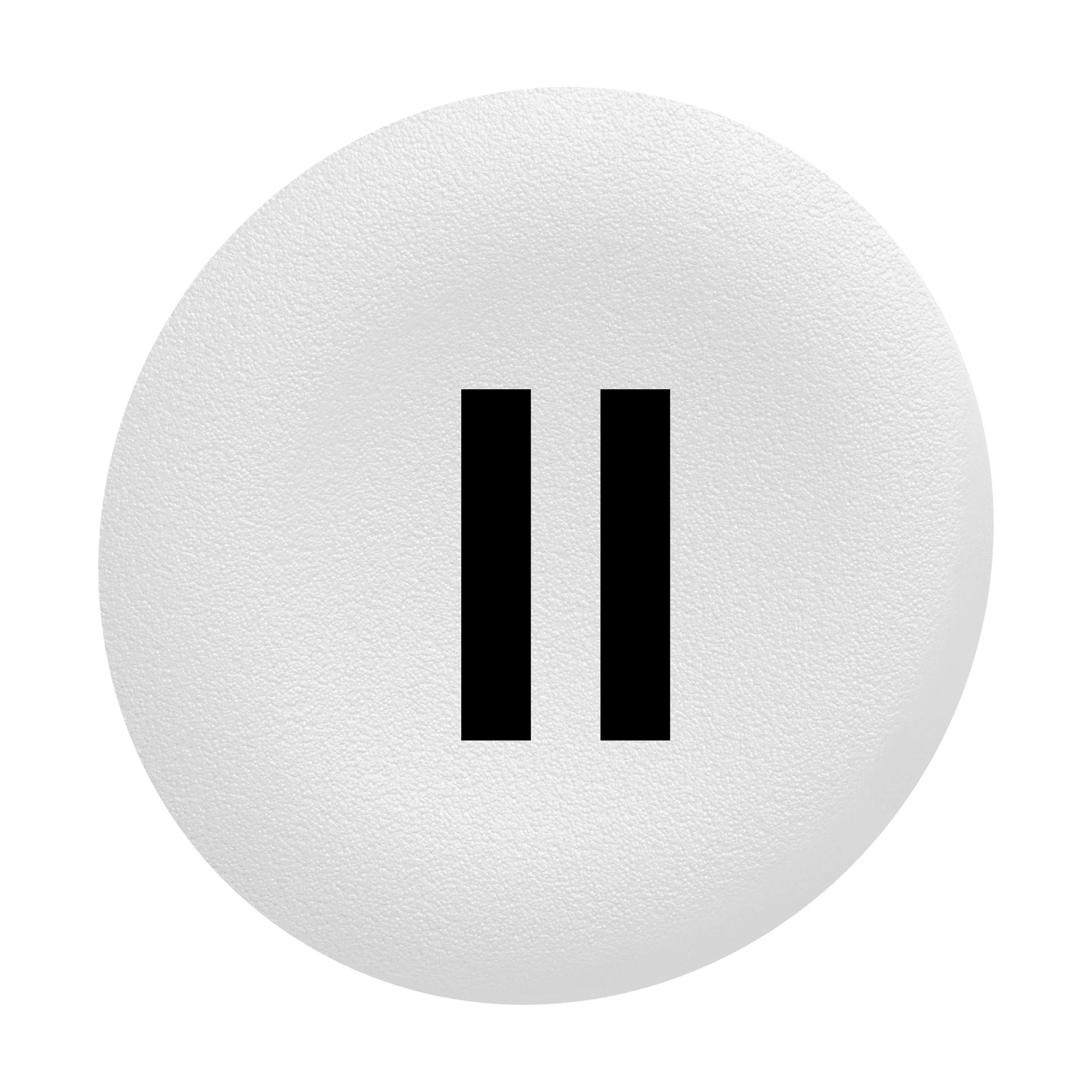 Schneider Electric ZBAF136 Button label, white, II in black, for flush 30mm (img_001) Schneider Electric ZBAF136 Button label, white, II in black, for flush 30mm (img_001)