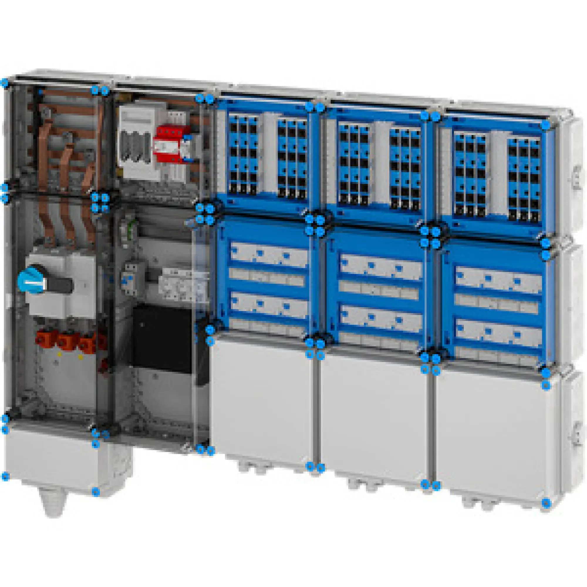 Hensel 65000117 Ladeverteiler für bis zu 18 Ladepunkte à 11kW Mi EV 11kW 18101 (img_001) Hensel 65000117 Ladeverteiler für bis zu 18 Ladepunkte à 11kW Mi EV 11kW 18101 (img_001)