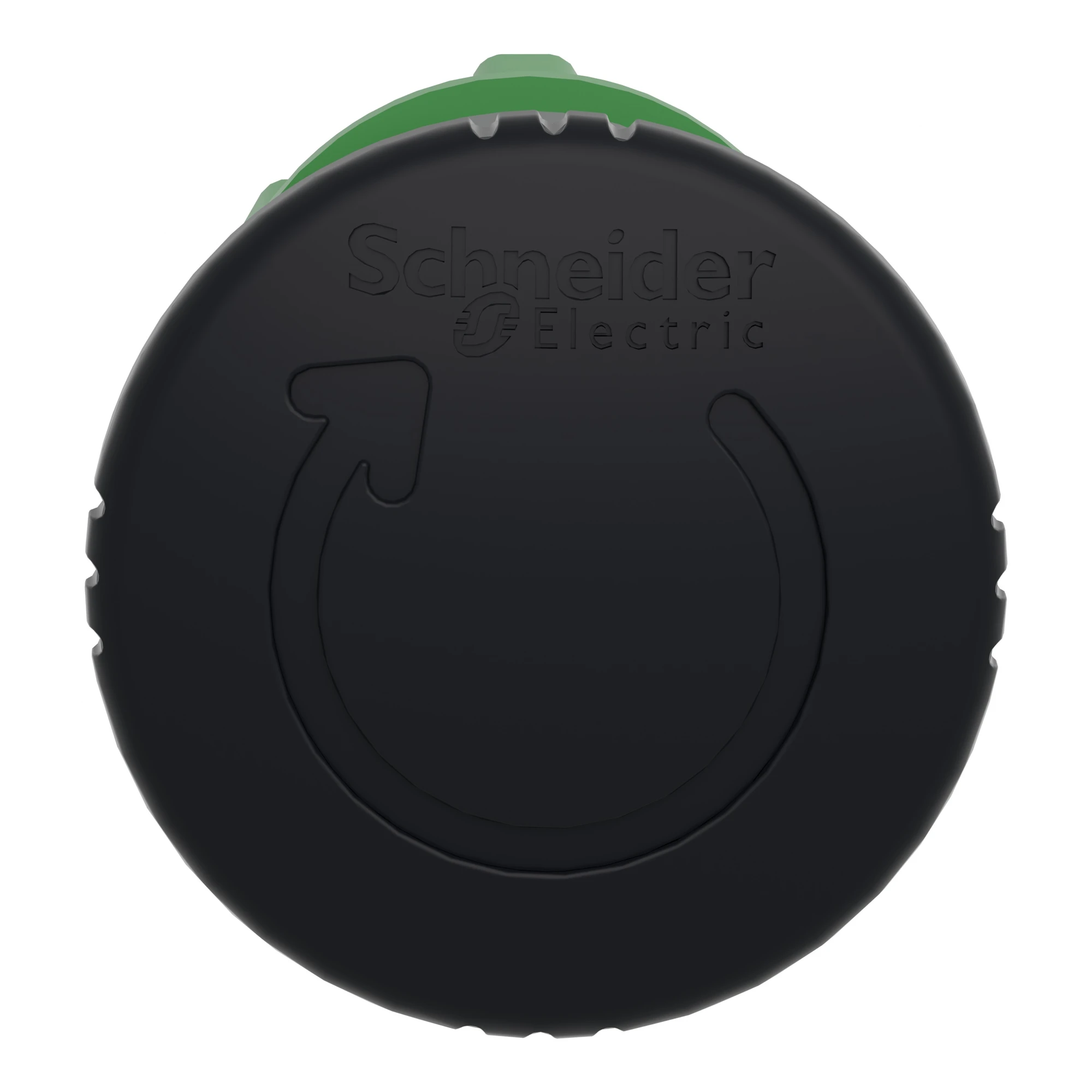 Schneider Electric ZB5AS52 Mushroom Pushbutton, Front Element, Harmony XB5, Plastic, 22mm, Black, Mushroom 40mm, Turn-to-Release (img_004)