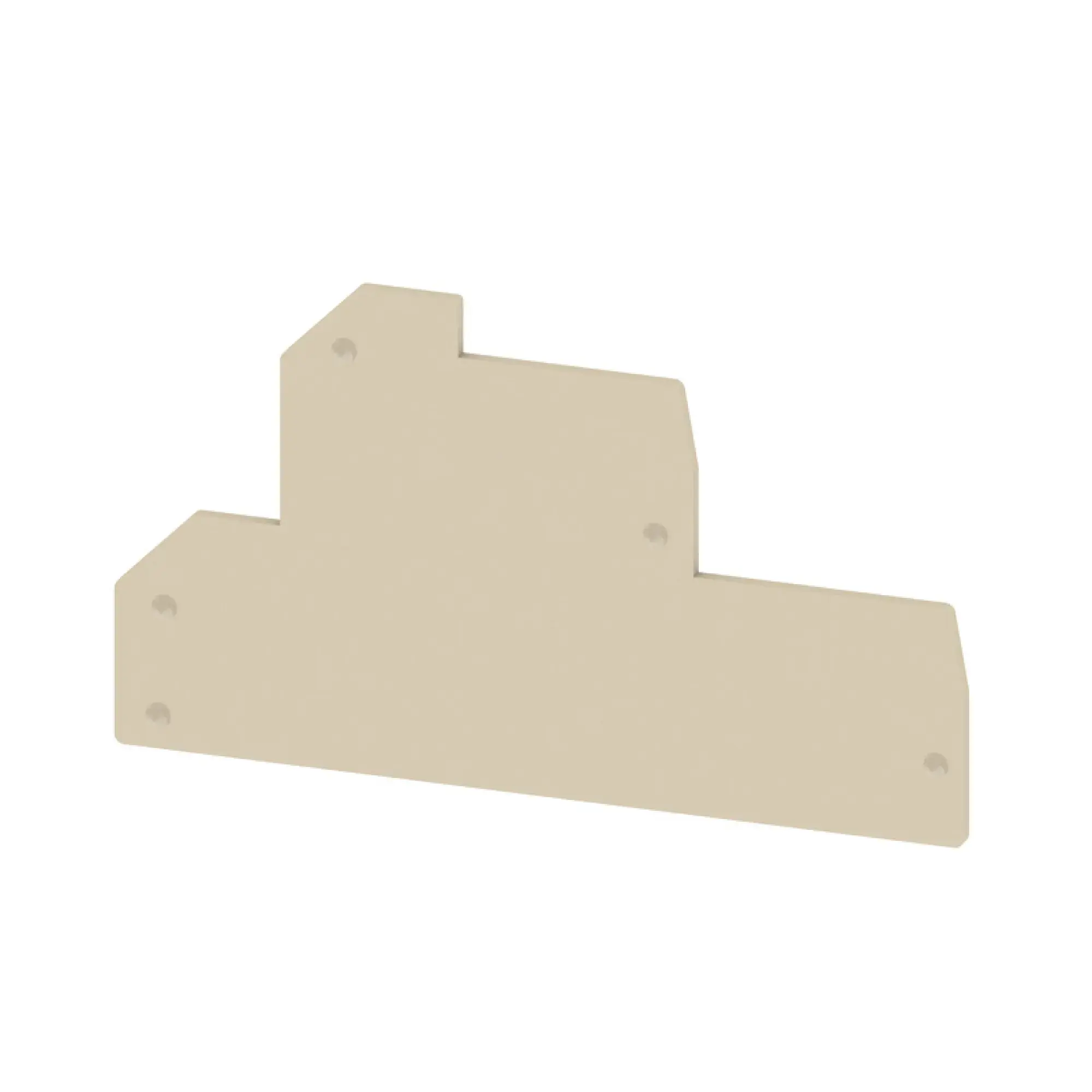 Weidmüller 1305260000 End plate (terminals), dark beige, Height: 83.75 mm, Width: 1.5 mm, V-0, Wemid (img_001) Weidmüller 1305260000 End plate (terminals), dark beige, Height: 83.75 mm, Width: 1.5 mm, V-0, Wemid (img_001)