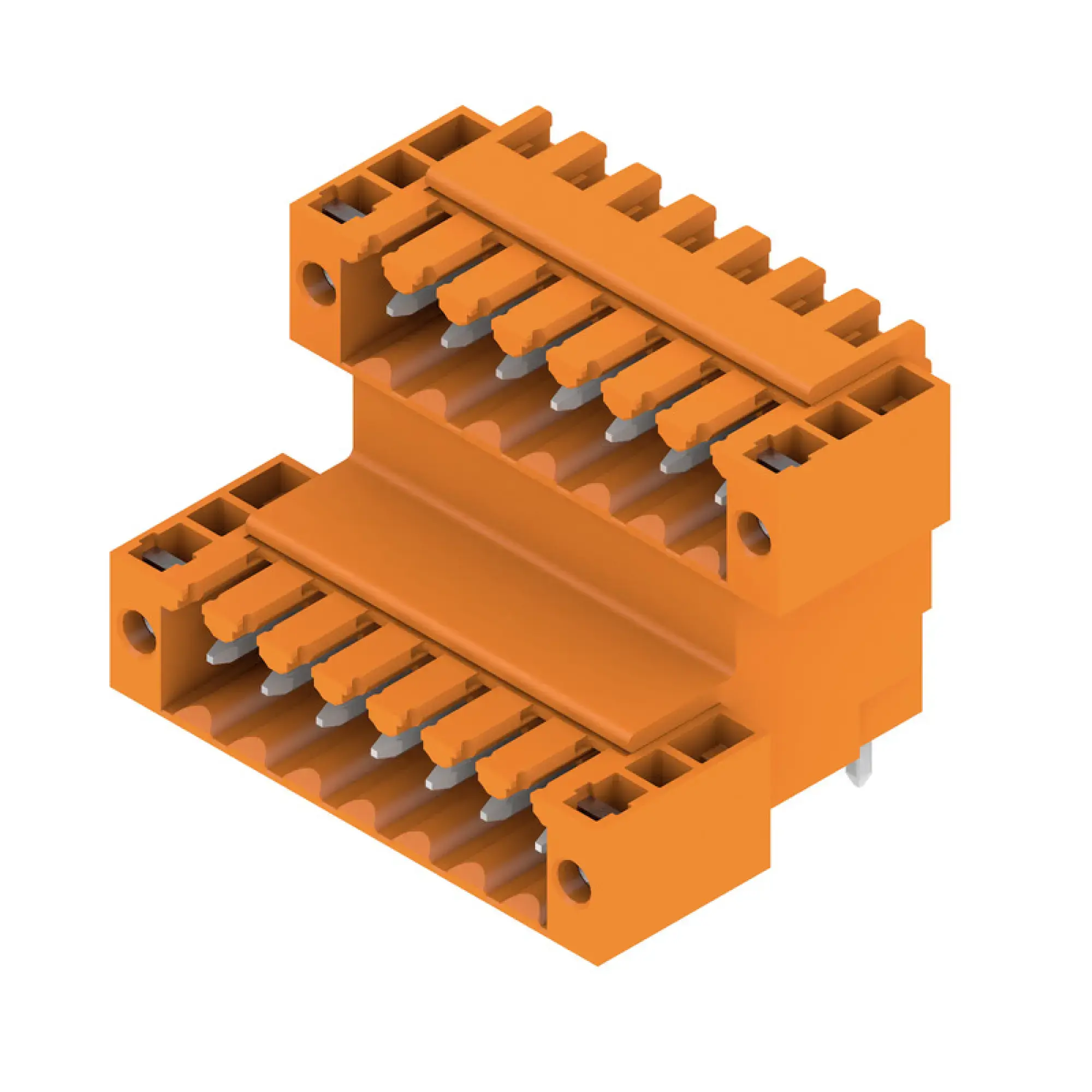 Weidmüller 1890810000 PCB connector (board connection), 160 V, 10.5 A, Pitch in mm: 3.50, Number of poles: 14, THT solder connection, Box (img_001)