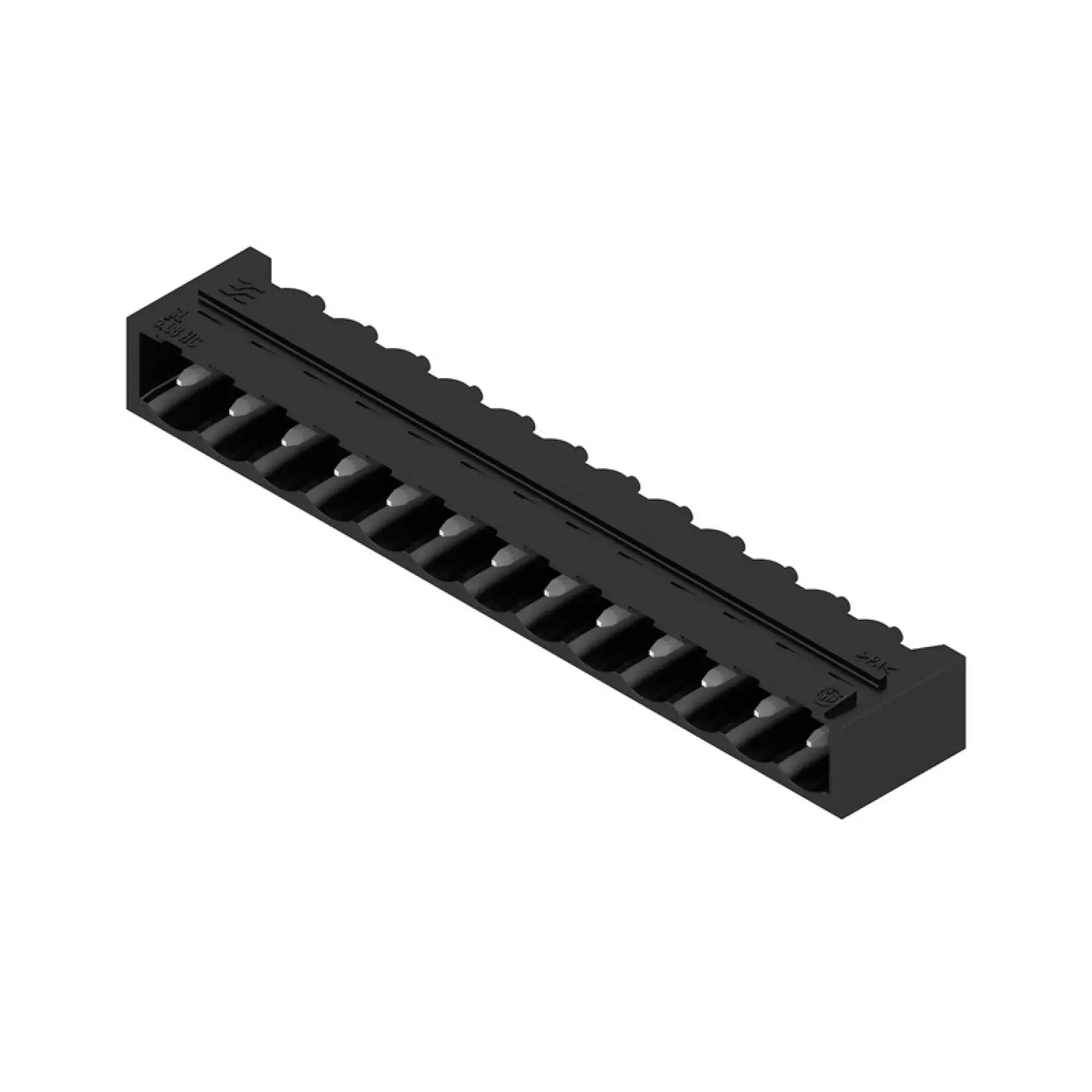 Weidmüller 1155440000 PCB connector (board connection), 320 V, 24 A, Pitch in mm: 5.08, Number of poles: 13, THT solder connection, Box (img_001)