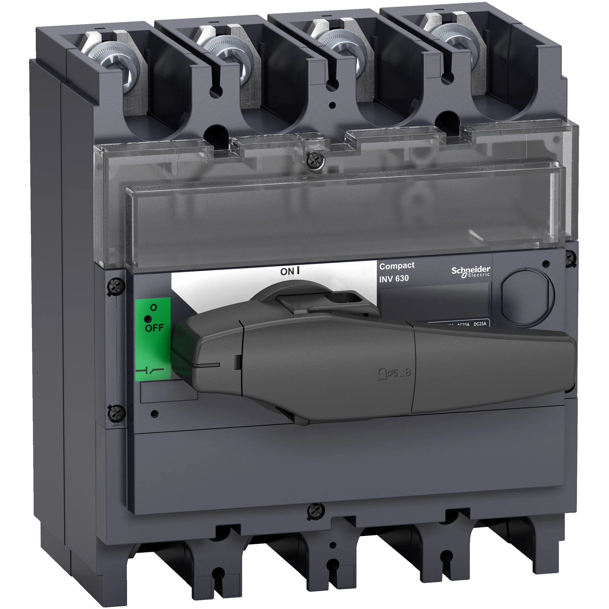 Schneider Electric 31169 Load disconnect switch INV320, 4 P, 320A/690V DC/AC, Black rotary handle (img_001) Schneider Electric 31169 Load disconnect switch INV320, 4 P, 320A/690V DC/AC, Black rotary handle (img_001)
