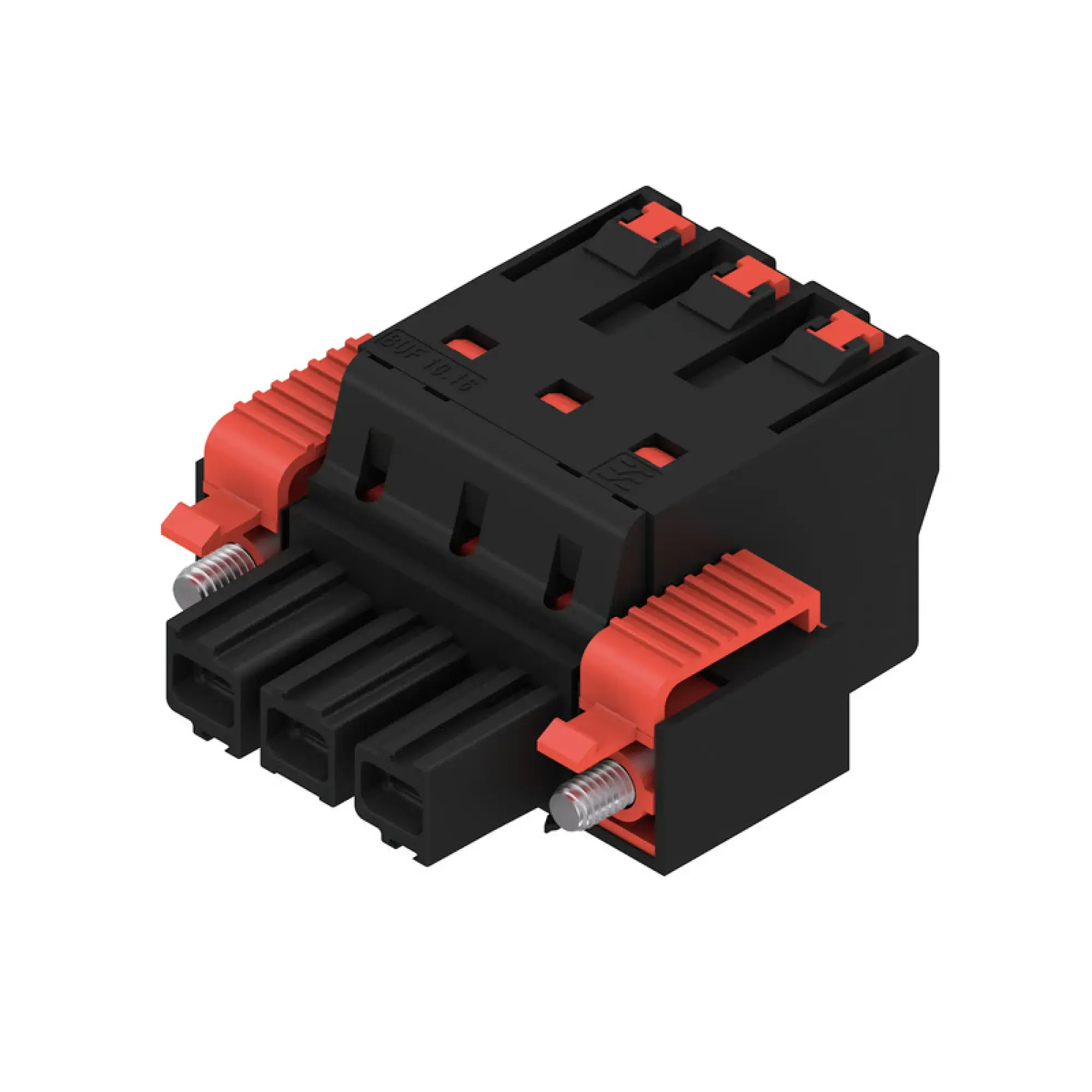 Weidmüller 2493350000 PCB connector (wire connection), 1000 V, 76 A, Pitch in mm: 10.16, 16 mm², Number of poles: 3, PUSH IN with actuator, Box (img_001)