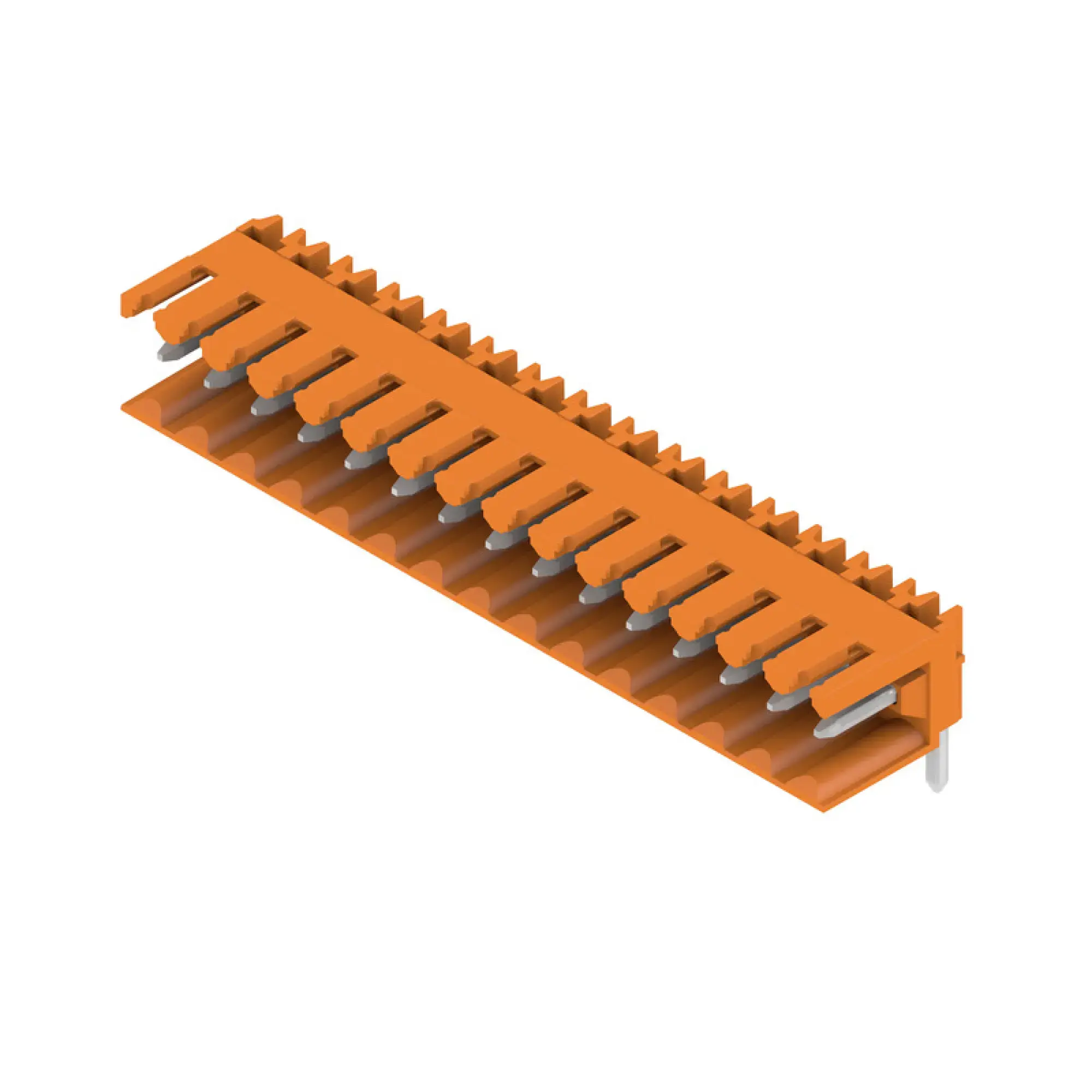 Weidmüller 1605500000 PCB connector (board connection), 160 V, 17 A, Pitch in mm: 3.50, Number of poles: 15, THT solder connection, Box (img_001)