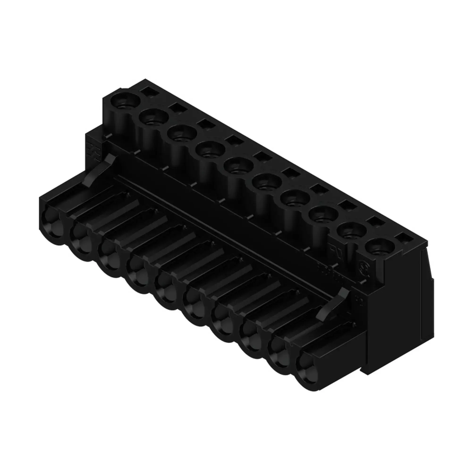 Weidmüller 1955490000 PCB connector (wire connection), 320 V, 23 A, Pitch in mm: 5.00, 4 mm², Number of poles: 10, Clamping yoke connection, Box (img_001)