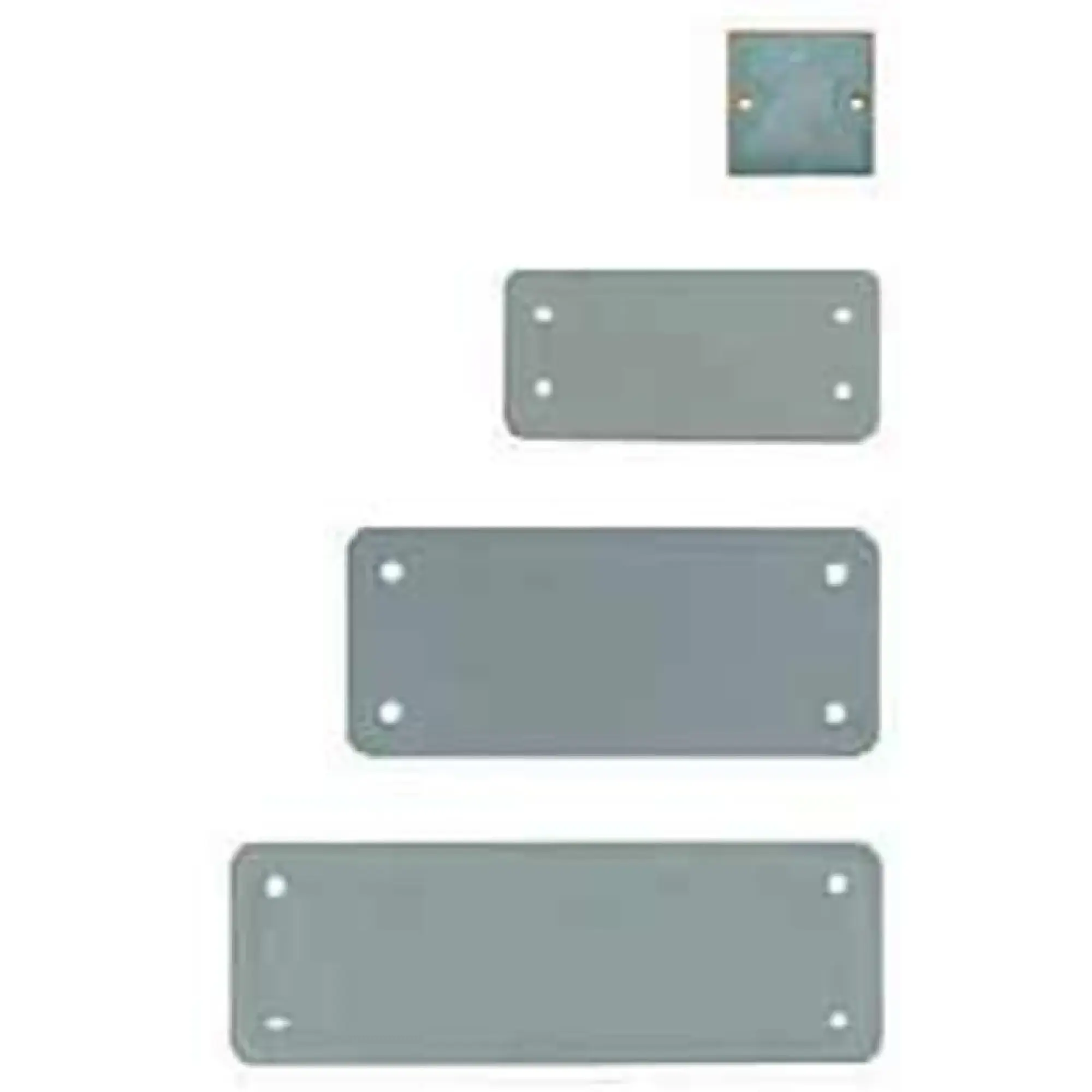 Weidmüller 1664330000 Cover (industrial connector), Plastic, Colour: grey, Size: 2 (img_001)