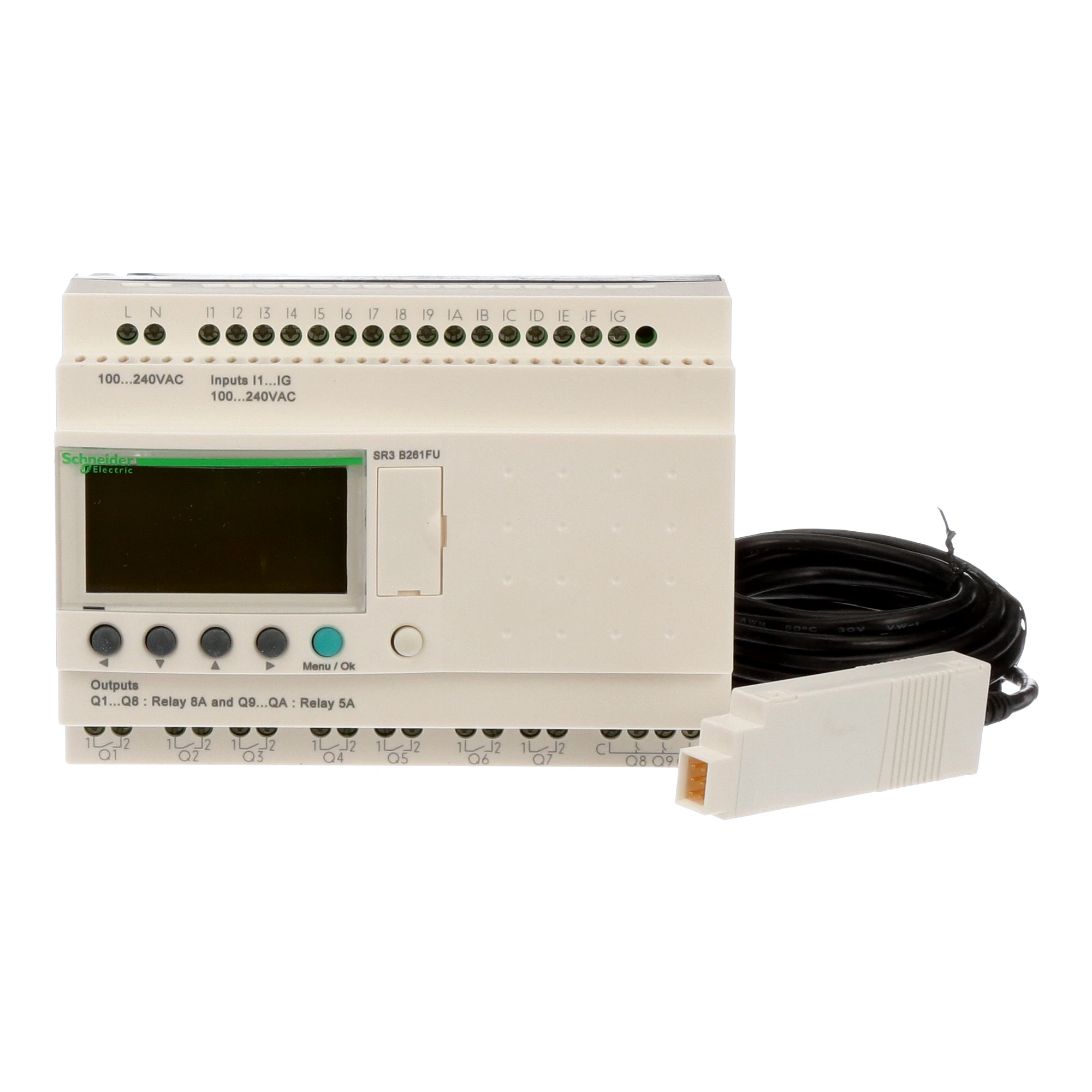 Schneider Electric SR3PACK2FU Starter Kit, Zelio Logic, Modular Design, 26 I/O, 100 to 240 VAC, Relay Outputs (img_004) Schneider Electric SR3PACK2FU Starter Kit, Zelio Logic, Modular Design, 26 I/O, 100 to 240 VAC, Relay Outputs (img_004)