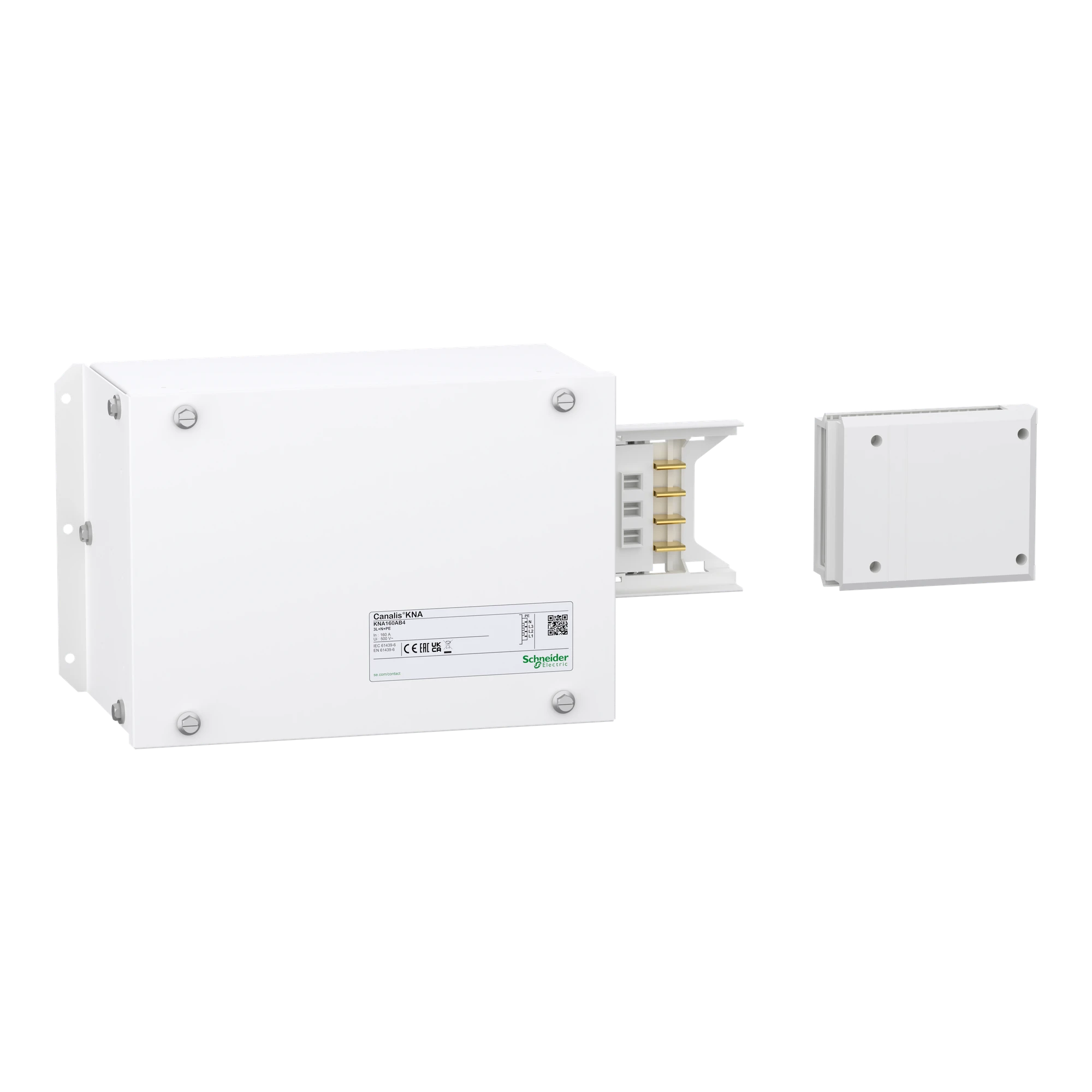 Schneider Electric KNA160AB4 KNA Terminal Feed Box, 160A, left or right (img_001) Schneider Electric KNA160AB4 KNA Terminal Feed Box, 160A, left or right (img_001)