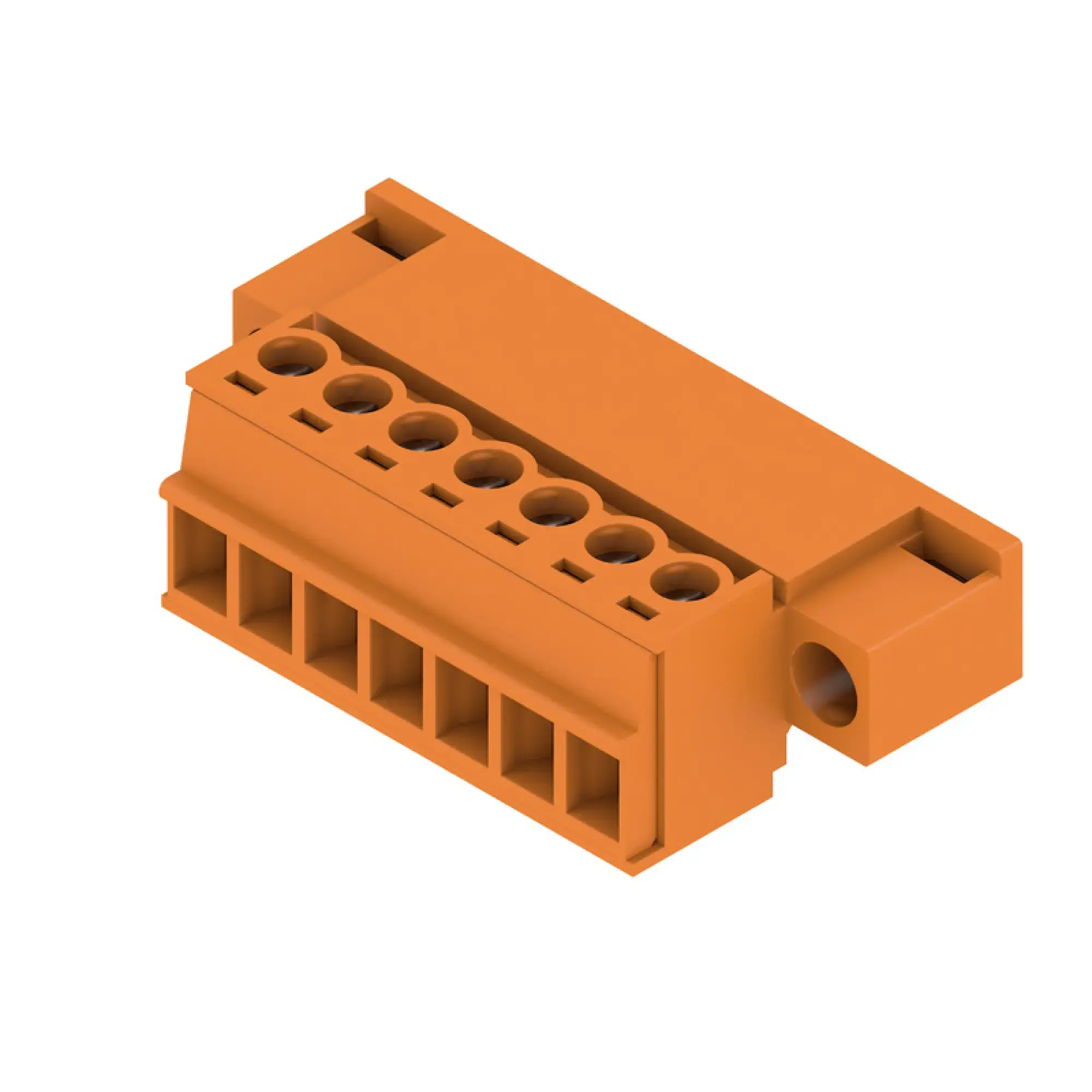 Weidmüller 1970970000 PCB connector (wire connection), 160 V, 17.5 A, Pitch in mm: 3.81, 1.5 mm², Number of poles: 7, Clamping yoke connection, Box (img_001)