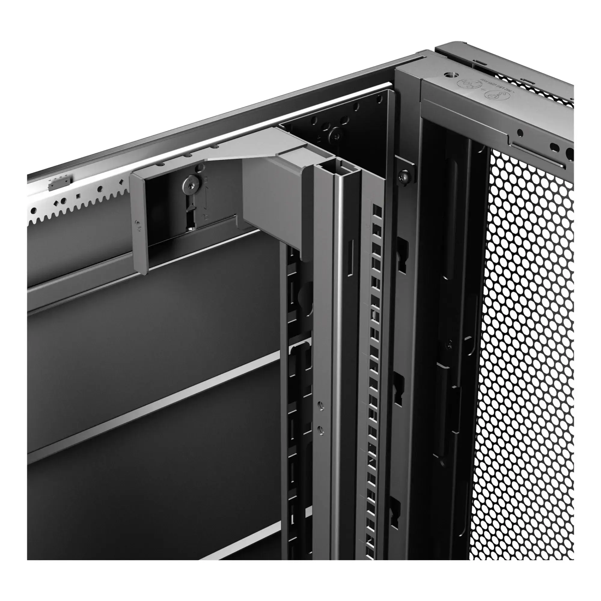 APC AR3347 NetShelter SX Netzwerkgehäuse mit schwarzen Seitenteilen, 48 HE, 750 mm breit x 1200 mm tief (img_018) APC AR3347 NetShelter SX Netzwerkgehäuse mit schwarzen Seitenteilen, 48 HE, 750 mm breit x 1200 mm tief (img_018)