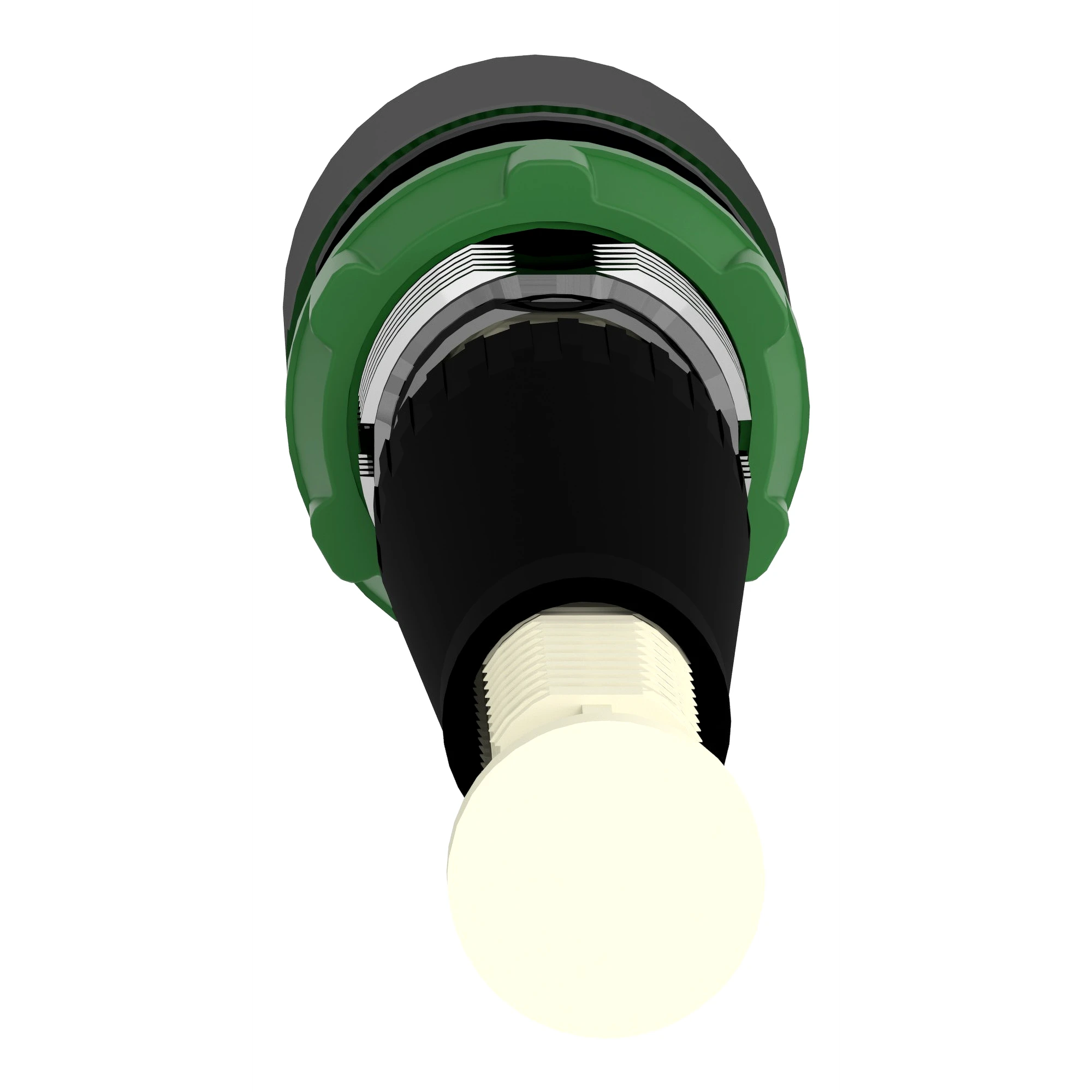 Schneider Electric XB4BA821 Manual Overload Reset Pushbutton, Harmony XB4, Metal, 22mm, Black, Momentary, 6-16mm (img_005)