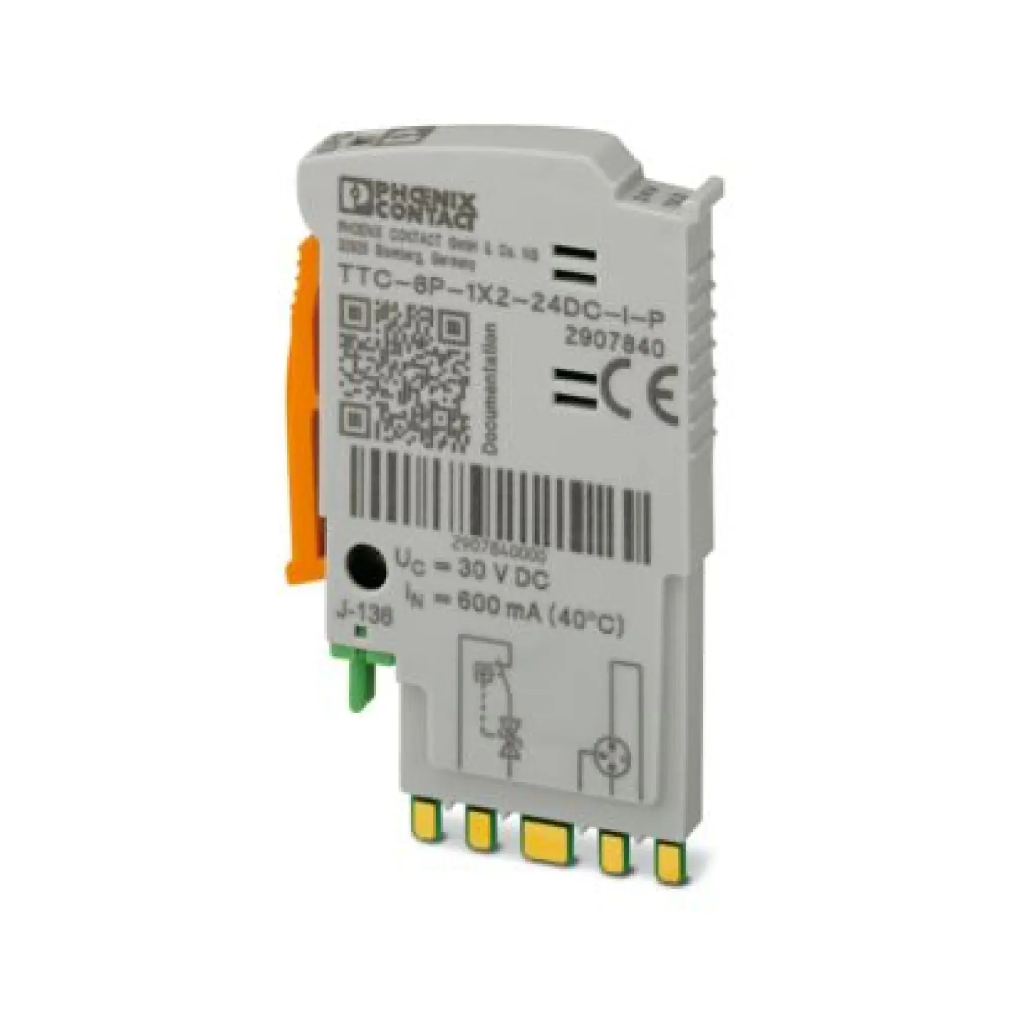 Phoenix Contact 2907840 Surge protection plug TTC-6P-1X2-24DC-I-P (img_001)