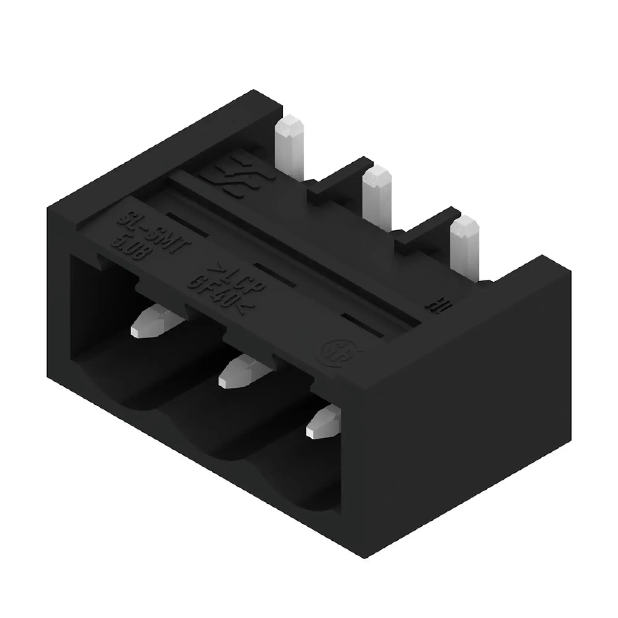 Weidmüller 1877750000 PCB connector (board connection), 320 V, 27.5 A, Pitch in mm: 5.08, Number of poles: 3, THT/THR solder connection, Tape (img_001)