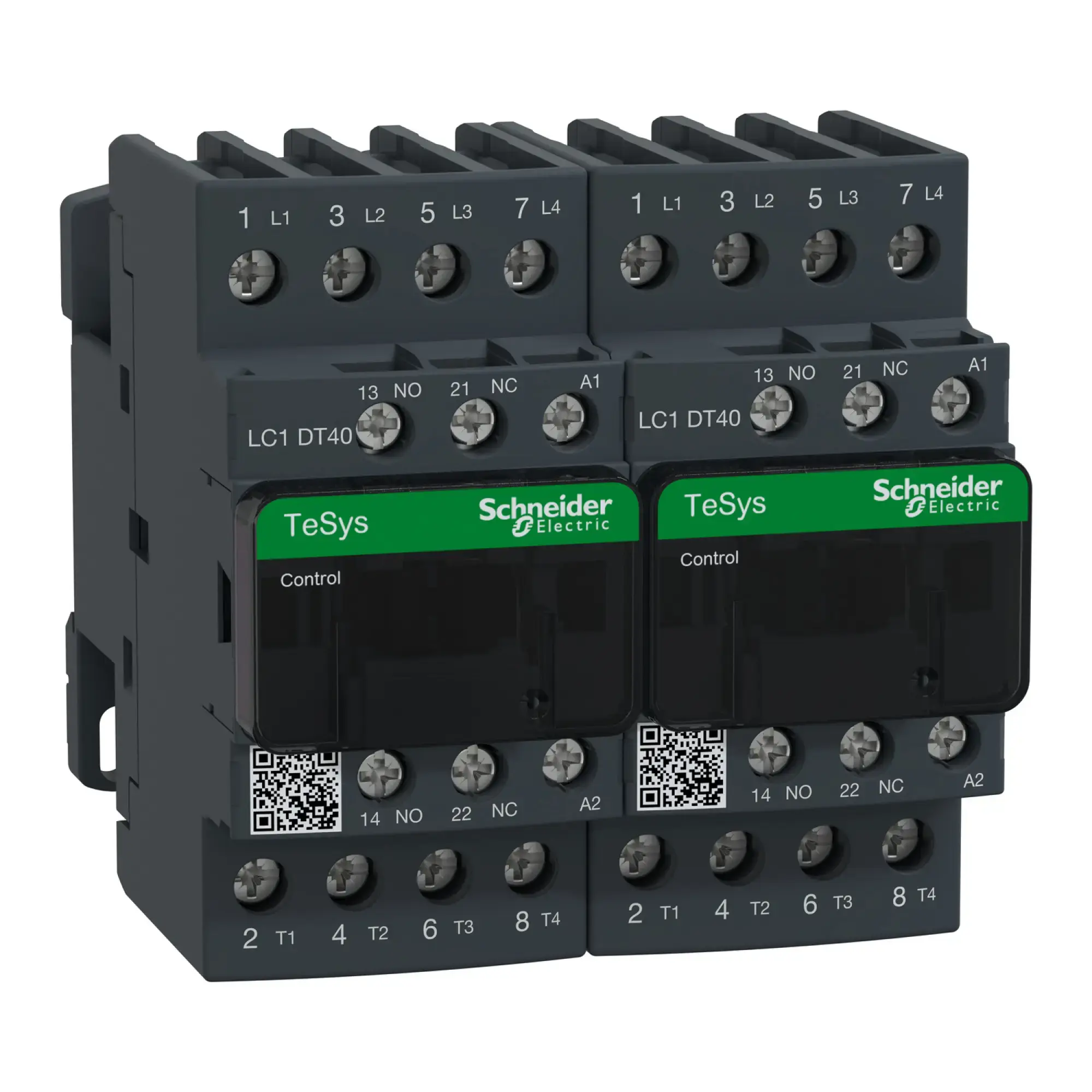 Schneider Electric LC2DT40G7 Reversing contactor combination, 4p, 40A/AC1, coil 120V 50/60Hz (img_002)