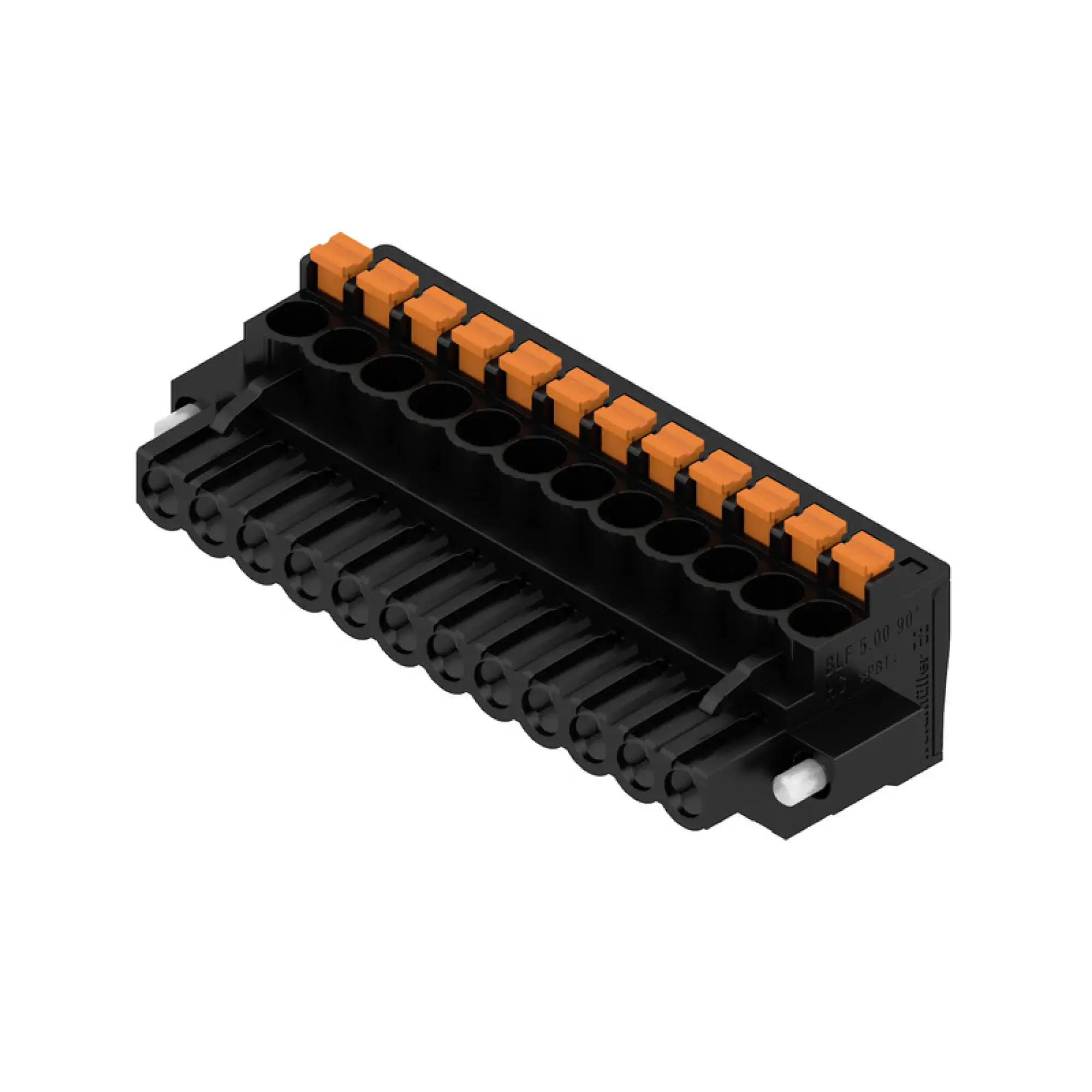 Weidmüller 1979560000 PCB connector (wire connection), 320 V, 24 A, Pitch in mm: 5.00, 3.31 mm², Number of poles: 12, PUSH IN with actuator, Box (img_001)