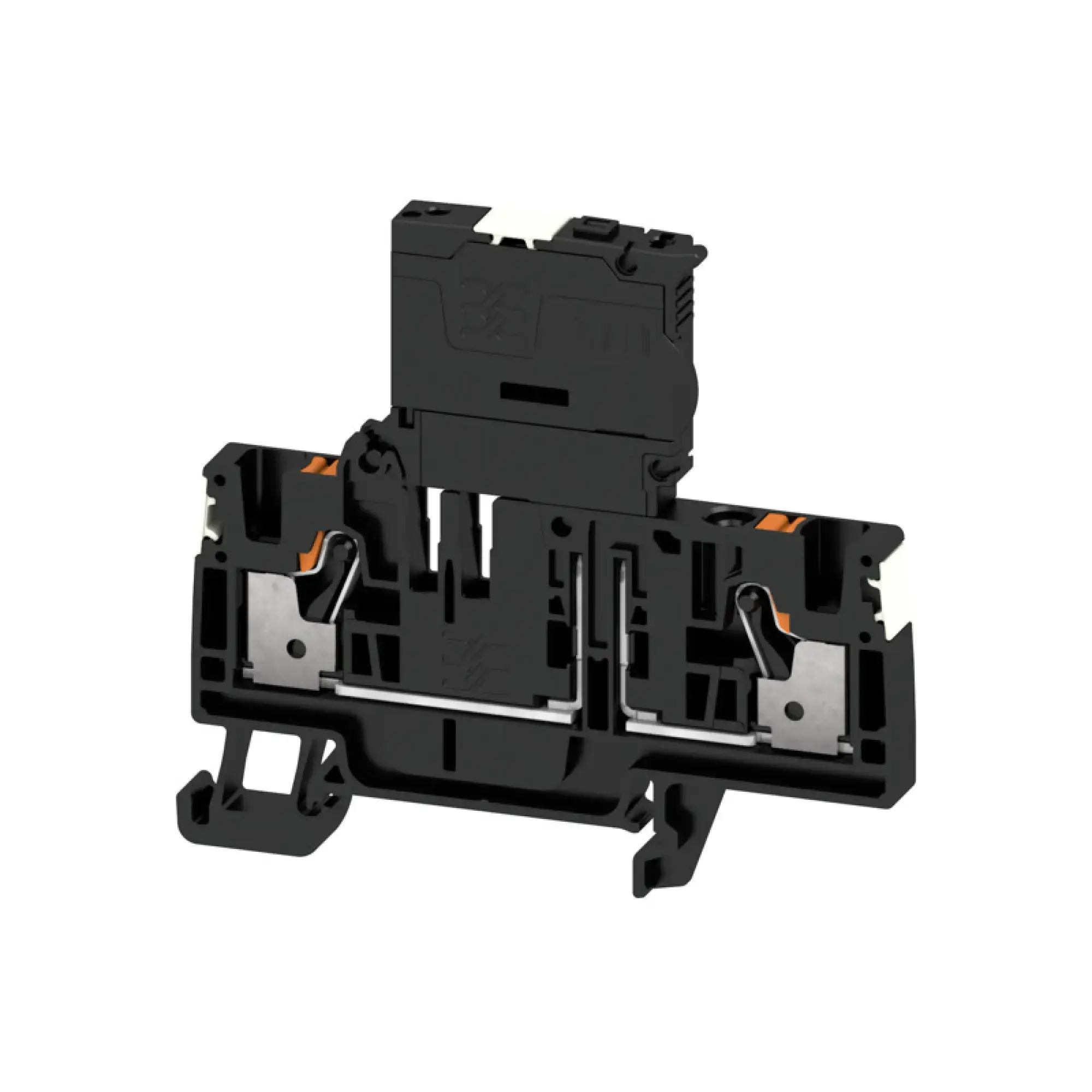 Weidmüller 2675260000 Fuse terminal, PUSH IN, black, 4 mm², 6.3 A, 36 V, Number of connections: 2, Number of levels: 1, TS 35 (img_001) Weidmüller 2675260000 Fuse terminal, PUSH IN, black, 4 mm², 6.3 A, 36 V, Number of connections: 2, Number of levels: 1, TS 35 (img_001)
