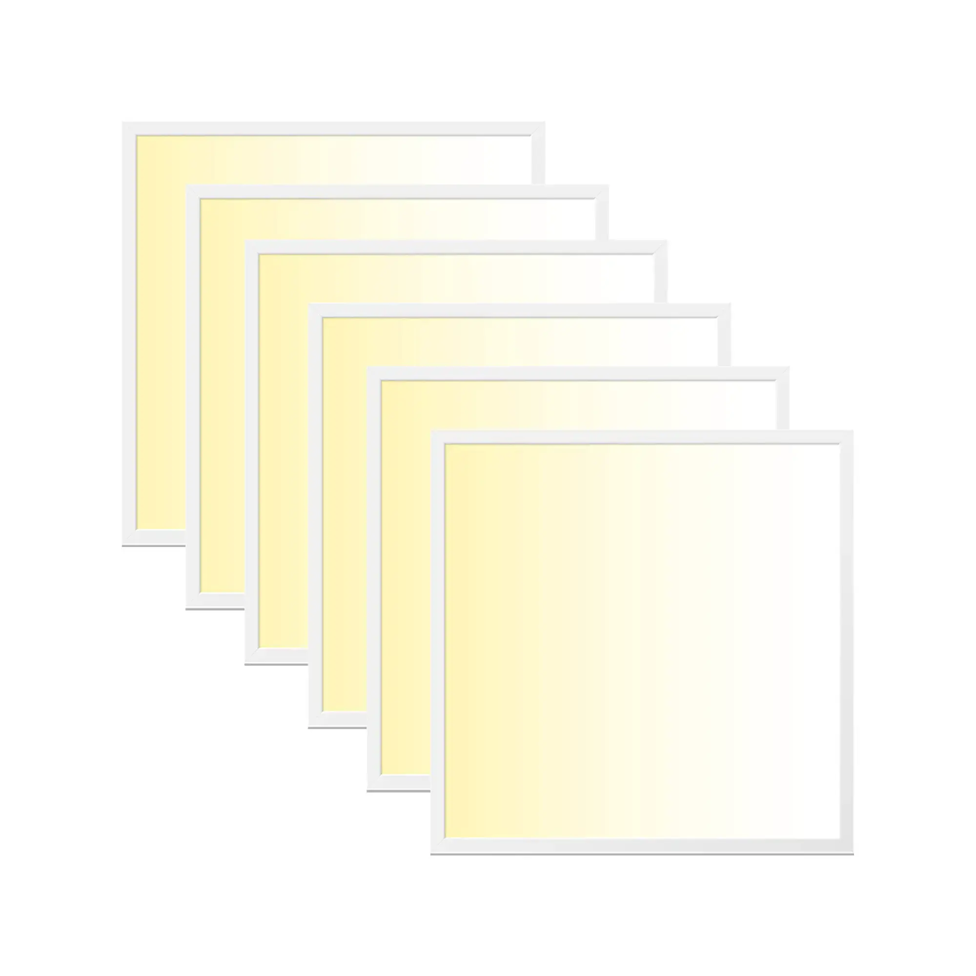 WSU Lights WS000001517-6 6-pack LED Panel, 62x62, warm white 3000K, 40W, 4400lm, UGR WSU Lights WS000001517-6 6-pack LED Panel, 62x62, warm white 3000K, 40W, 4400lm, UGR